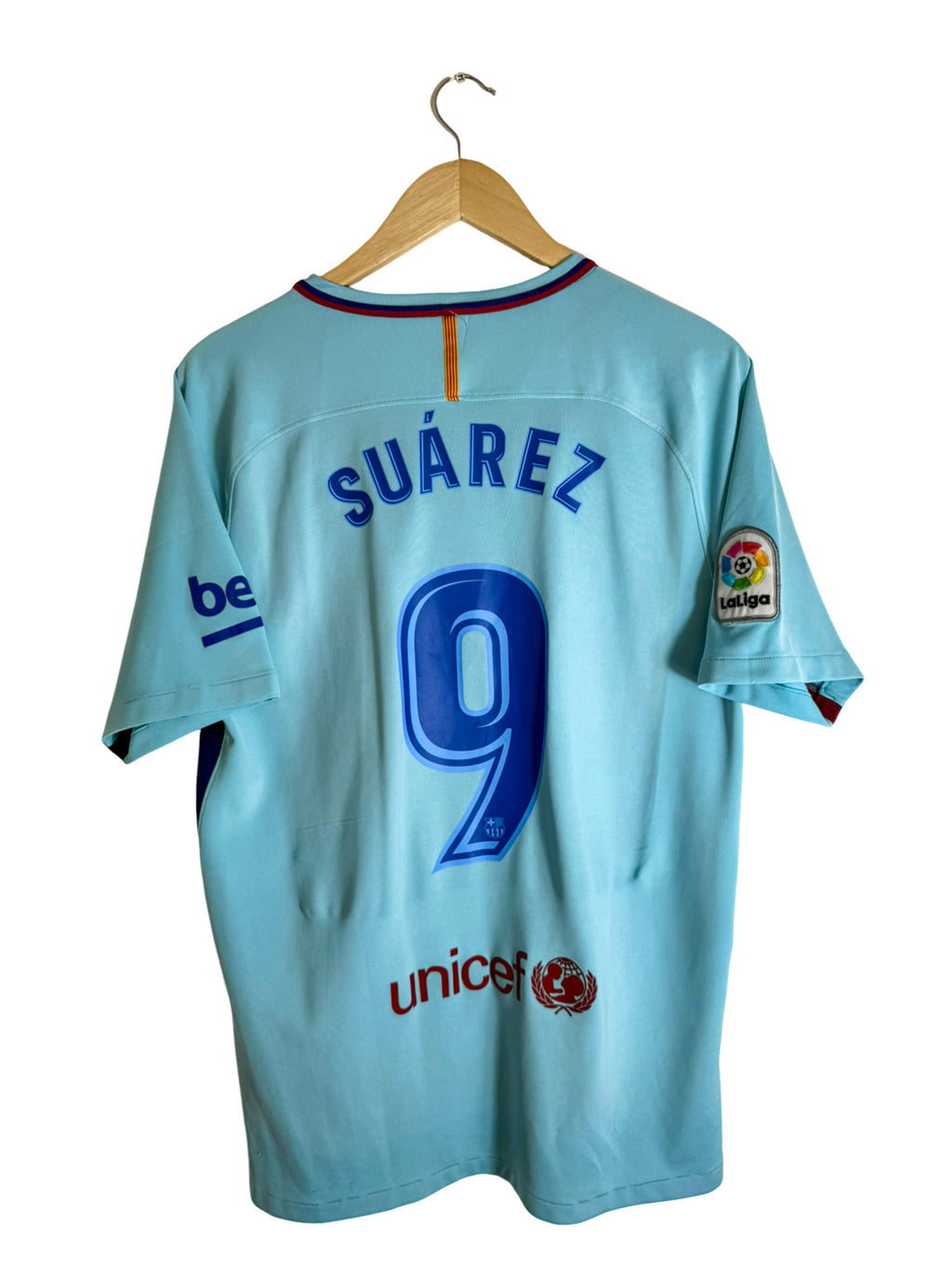 2017/2018 – Maillot FC Barcelone extérieur [#9 SUÁREZ] – L