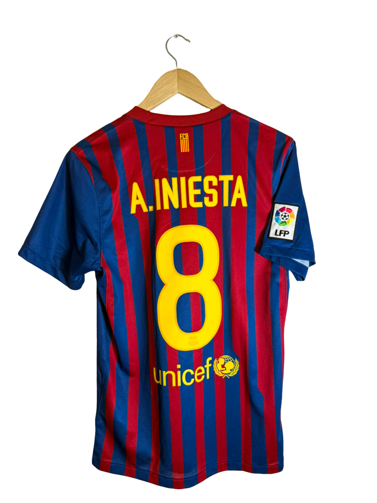 2011/2012 – Maillot FC Barcelone domicile [#8 A. INIESTA] – S