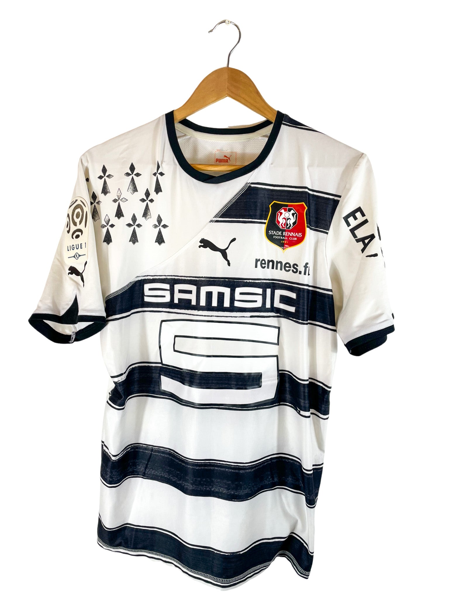 2010/2011 – Maillot Stade Rennais extérieur [#12 Boukari] *Match Issue* Puma – XL