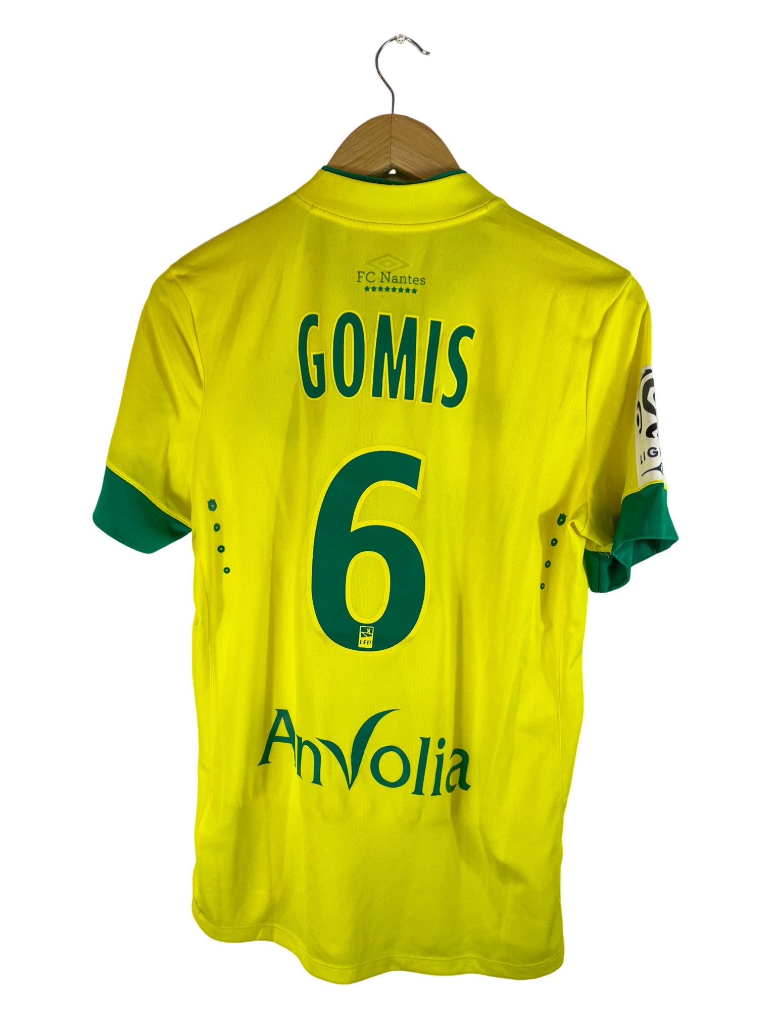 2014/2015 – Maillot FC Nantes domicile [#6 Gomis] *Match Issue* Umbro – S