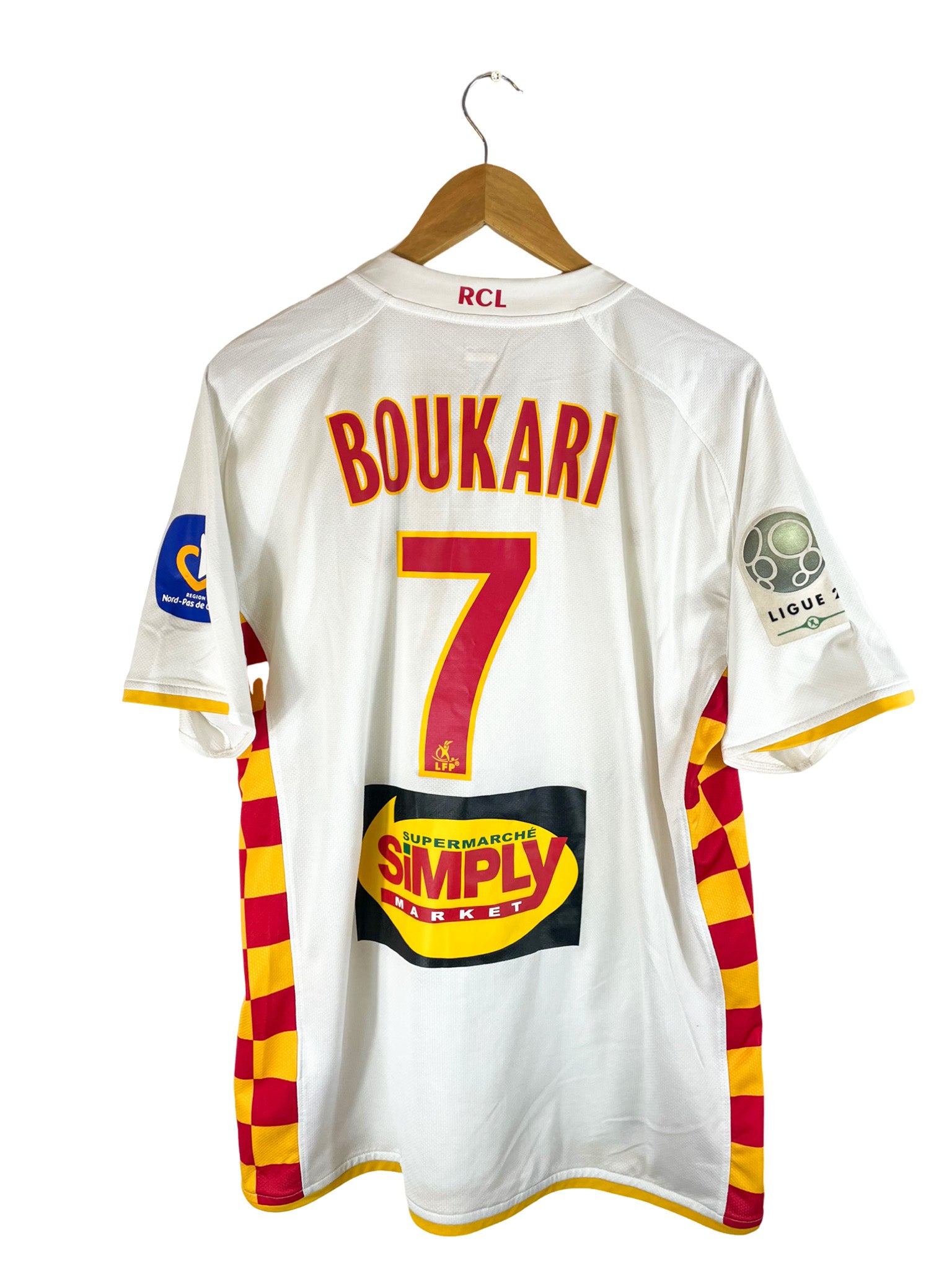 2008/2009 - Maillot RC Lens extérieur [#7 Boukari] *Match Issue* Nike – L