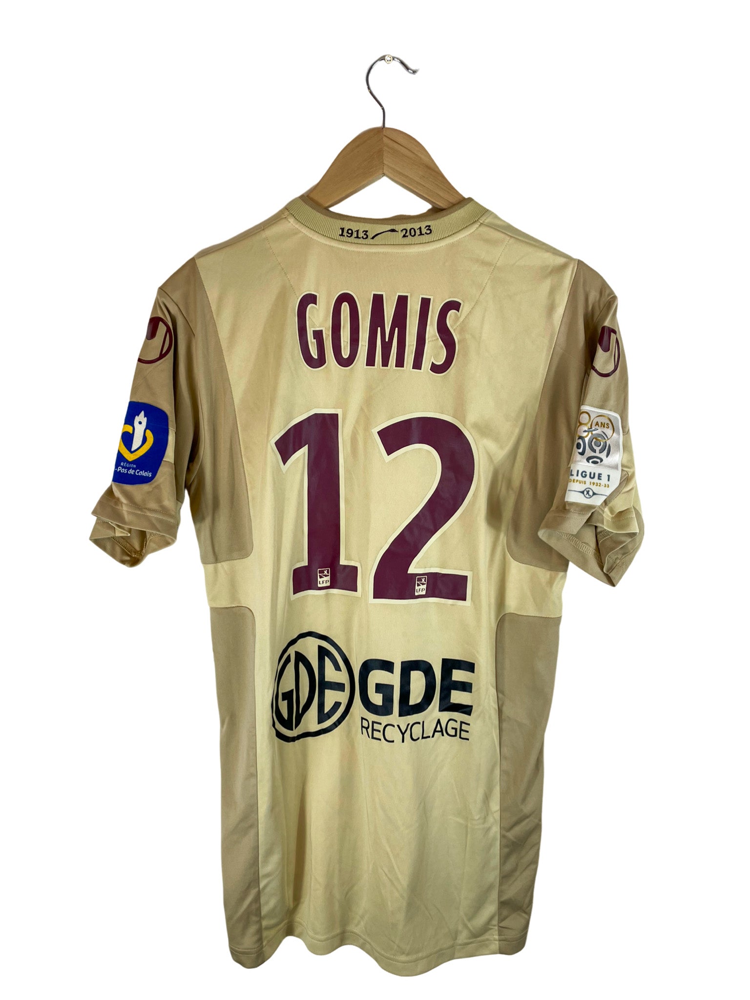 2012/2013 – Maillot Valenciennes extérieur [#12 Gomis] Kappa Porté - L