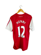 2011/2012 - Arsenal Home Shirt [#12 Henry] Nike - L