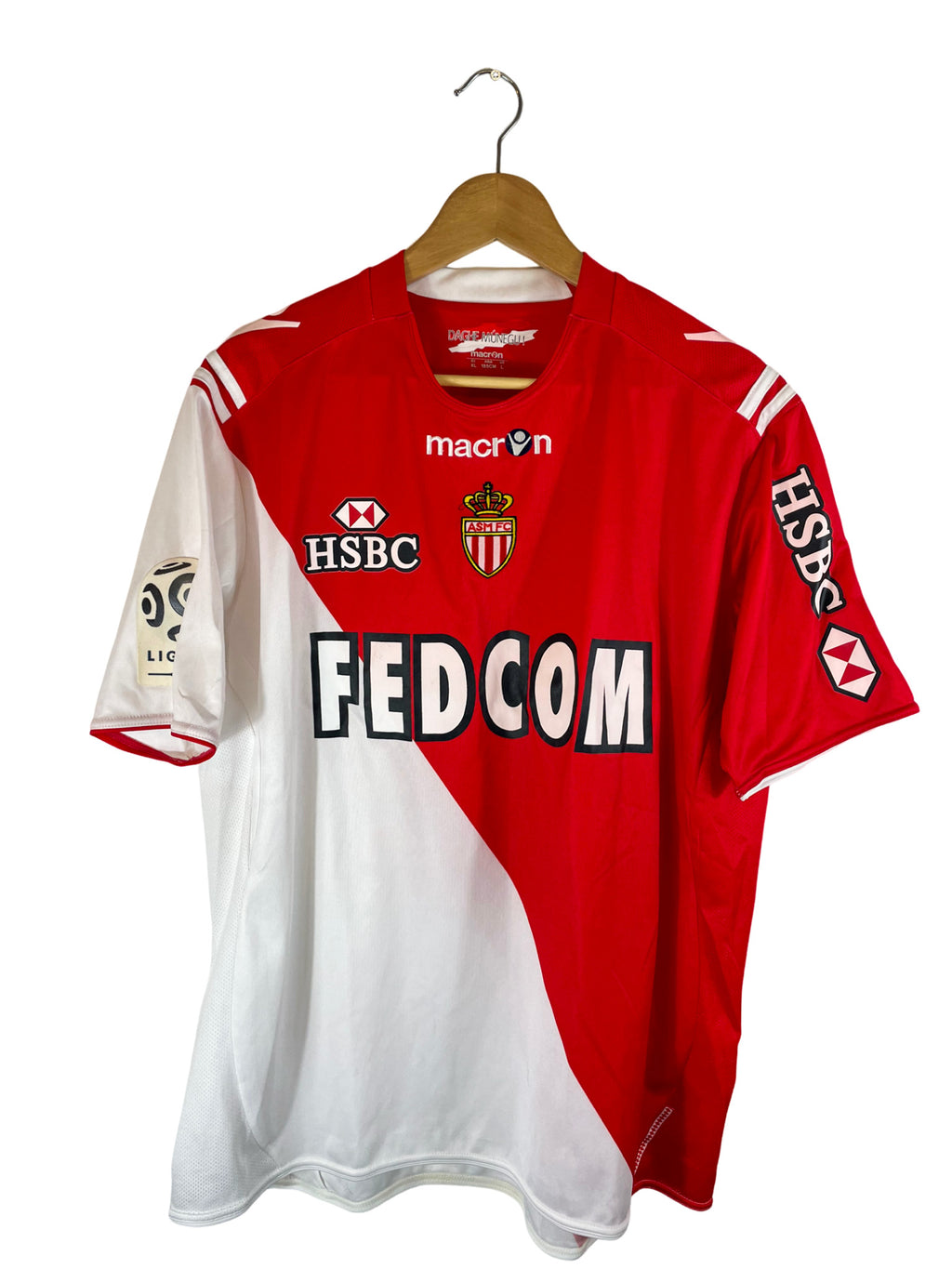 2018/2019 - Camiseta local del AS Mónaco [#17 Golovin] Nike *Problema del partido* - Talla L