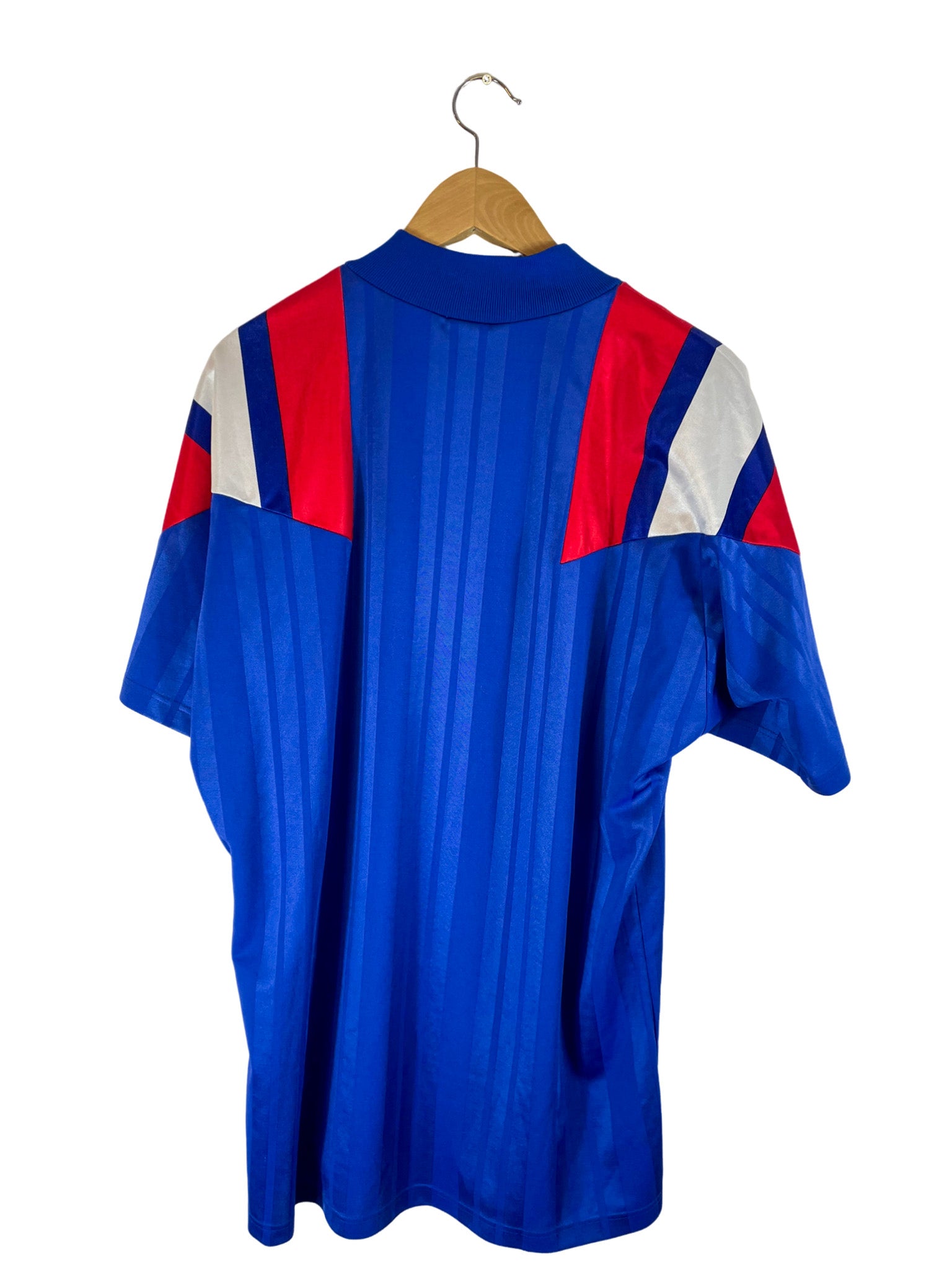 ビンテージ 90s アディダス セルヴェットFC ユニフォーム フットボール 1990 - France Team Adidas Home Jersey - XL – Vista football shop