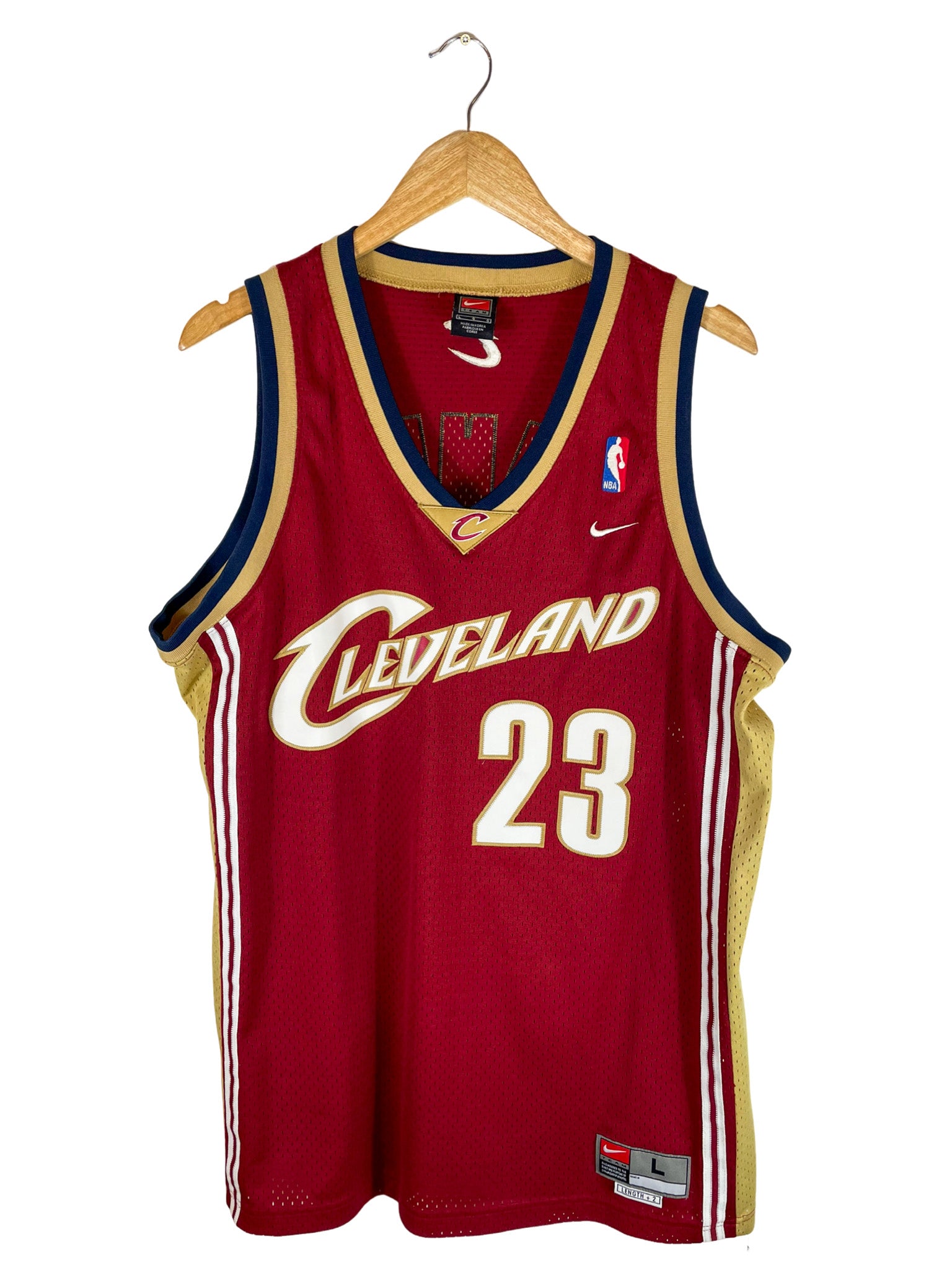 2003/2004 – Maillot Cleveland Cavaliers domicile [#23 James] Nike – L