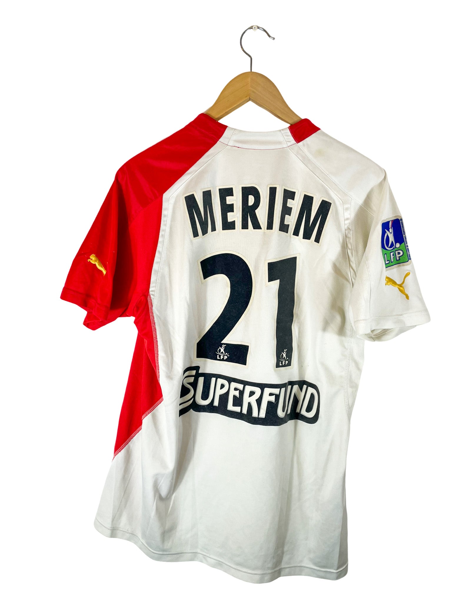 2004/2005 – Maillot AS Monaco domicile [#21 Meriem] *Match Issue* Puma – M