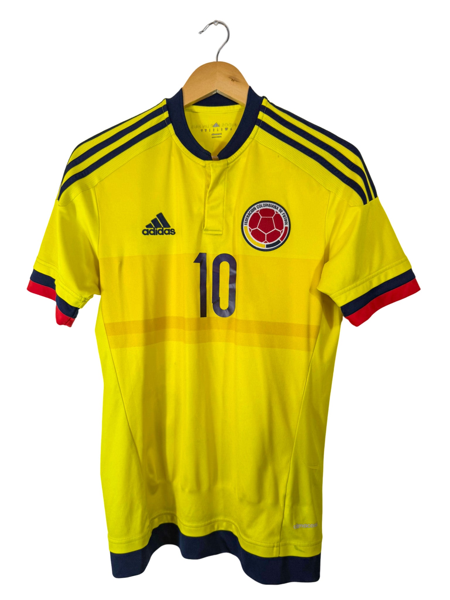2018 - Camiseta local de Colombia [#9 Falcao] Adidas - Talla M
