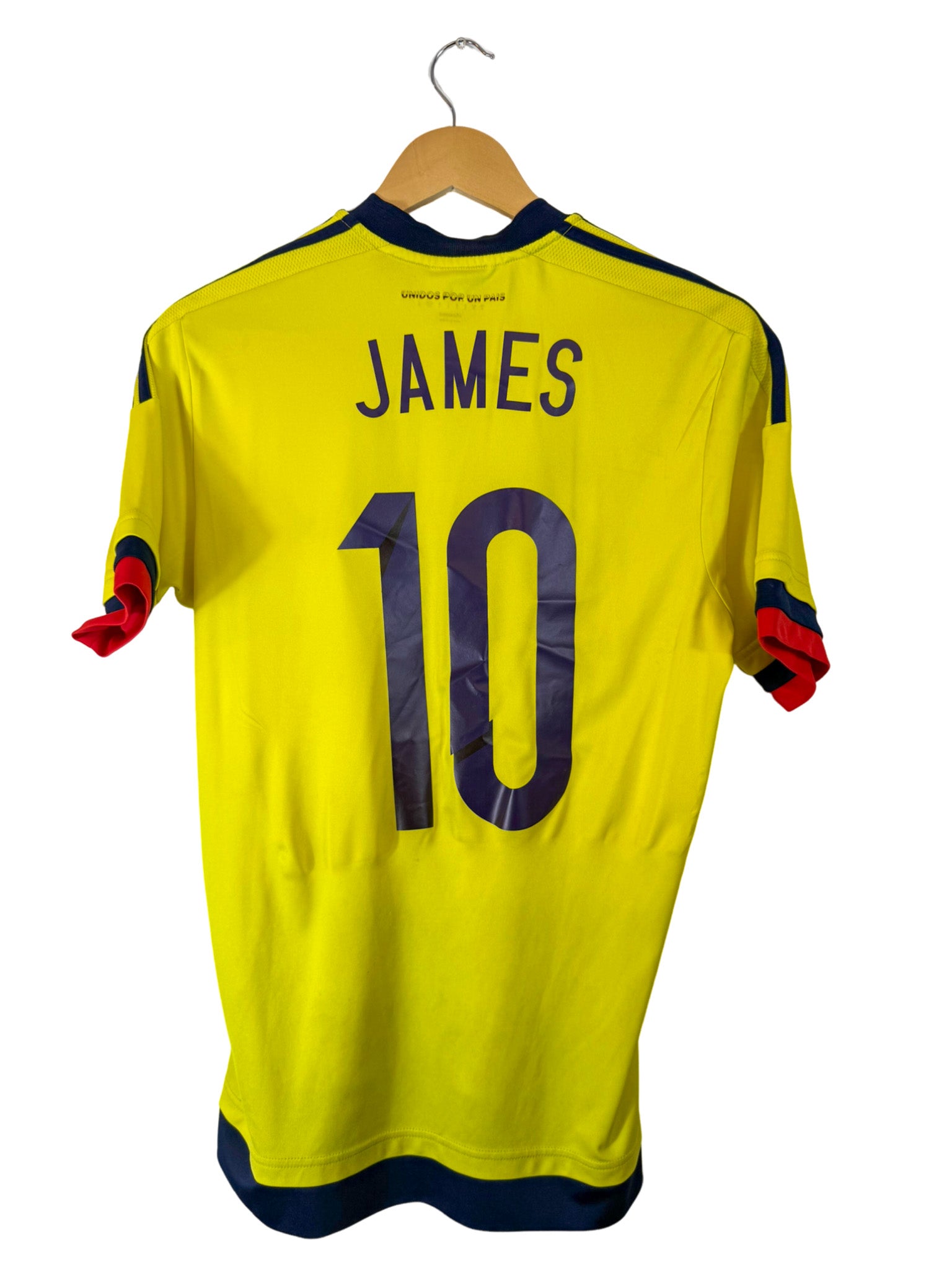 2018 - Camiseta local de Colombia [#9 Falcao] Adidas - Talla M