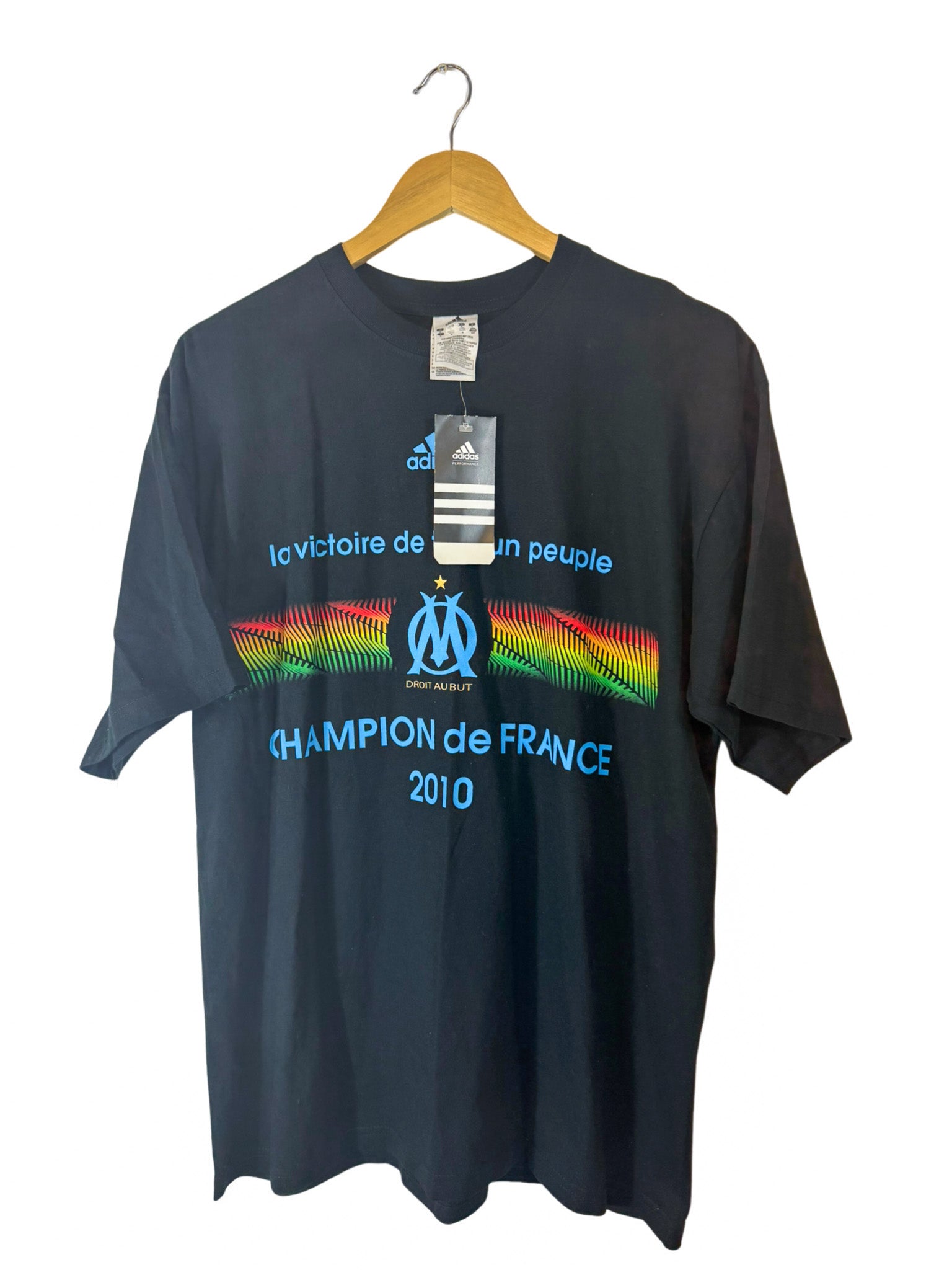 2013/2014 - Camiseta visitante del Olympique de Marsella [#29 Khalifa] *Edición del partido* Adidas - Talla S