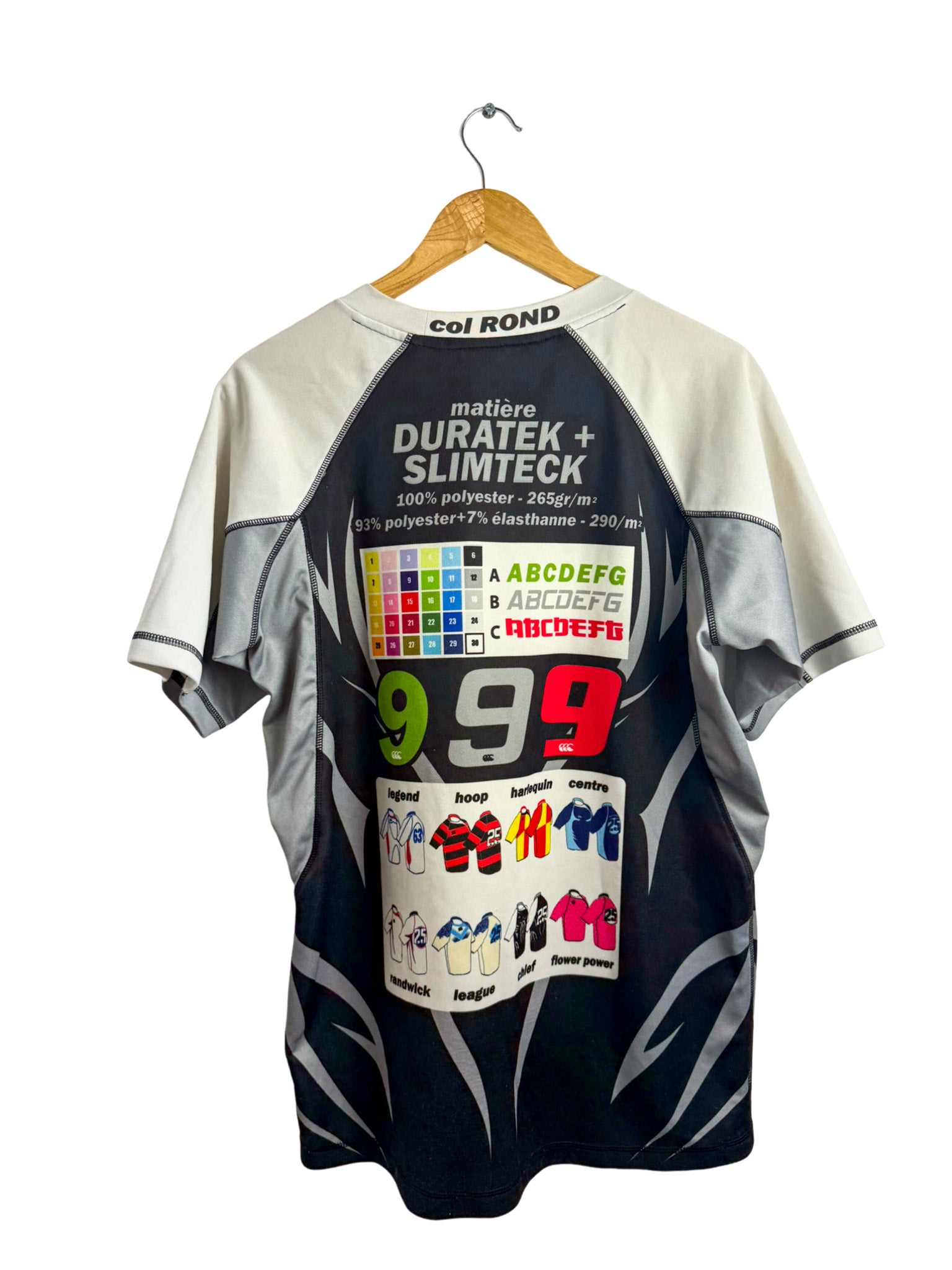 2012 – Maillot Lyon Rugby extérieur Canterbury - L