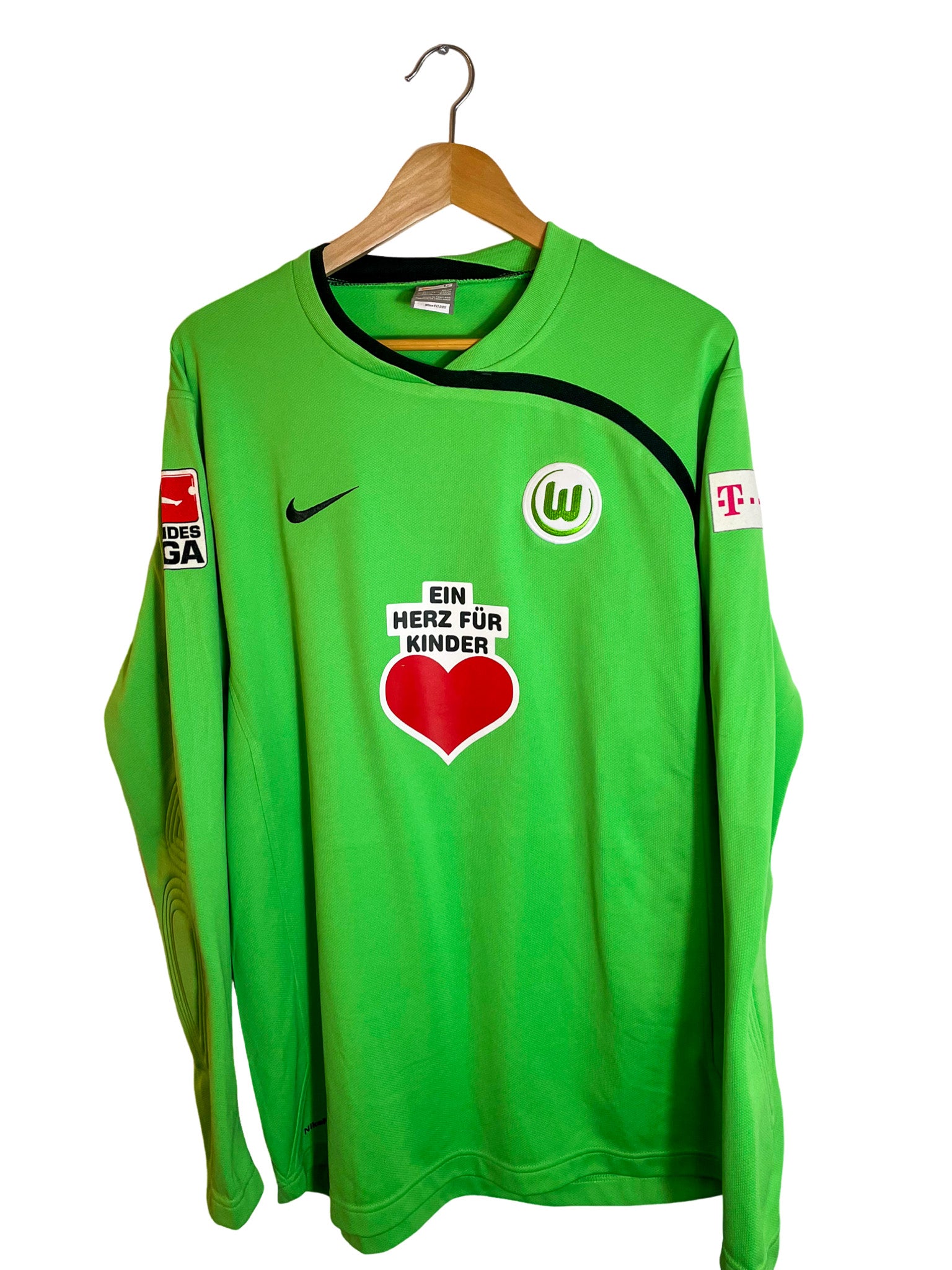 2008/2009 – Maillot VfL Wolfsburg gardien [#35 HITZ] Match Issue - L