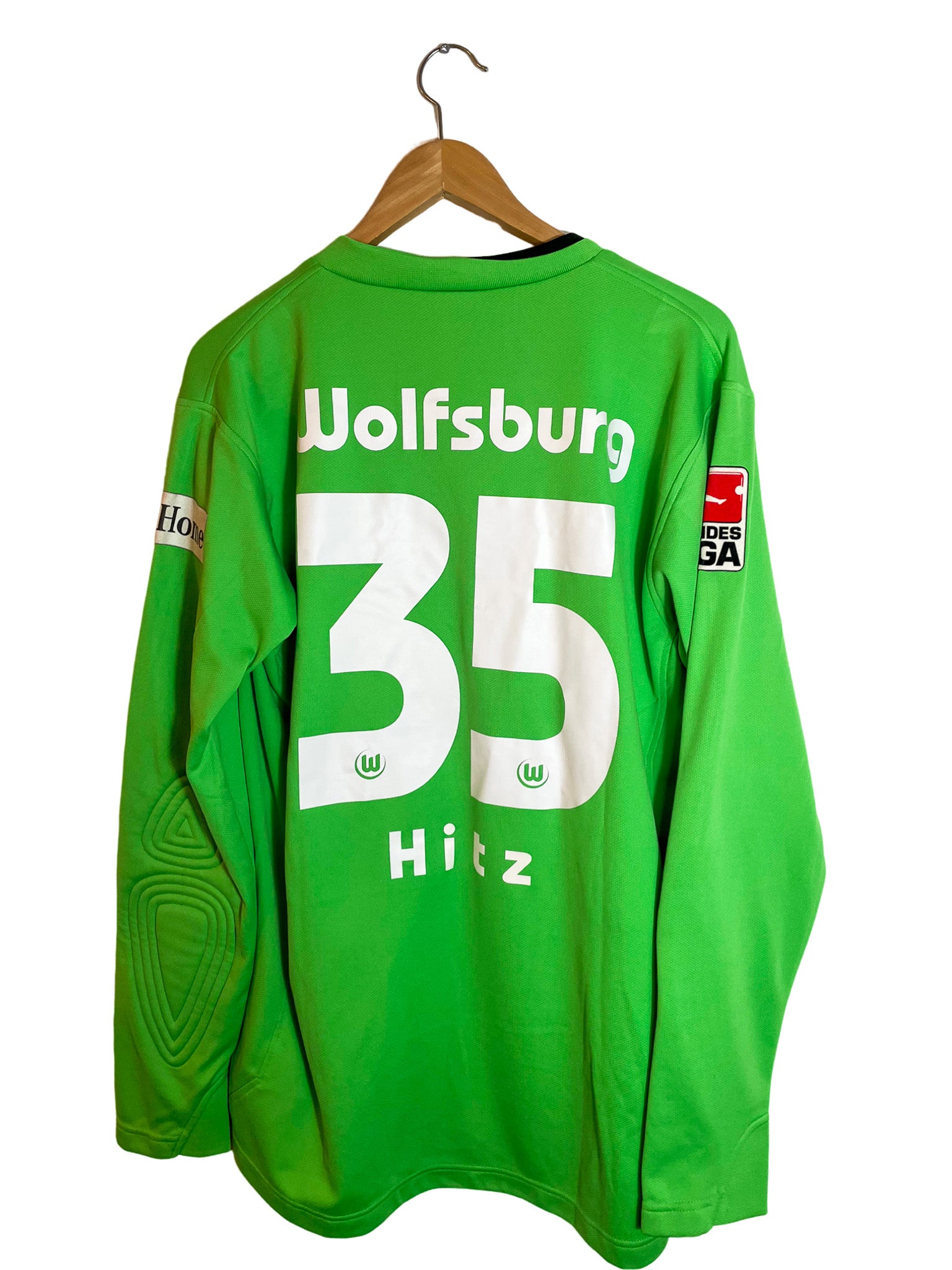 2008/2009 – Maillot VfL Wolfsburg gardien [#35 HITZ] Match Issue - L
