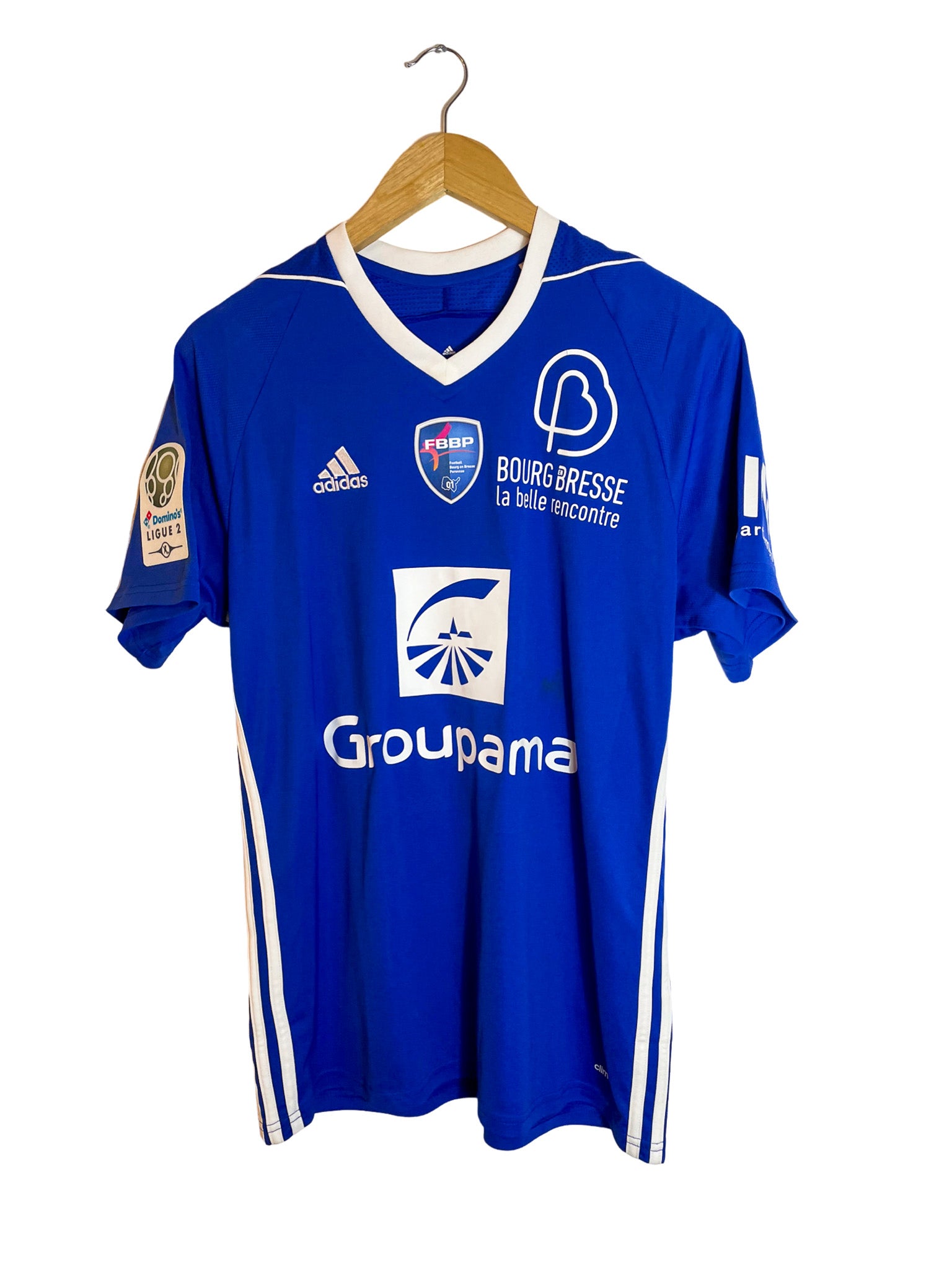 2017/2018 – Maillot Football Bourg-en-Bresse domicile [Pierre-Charles] Adidas *Match Issue* – L