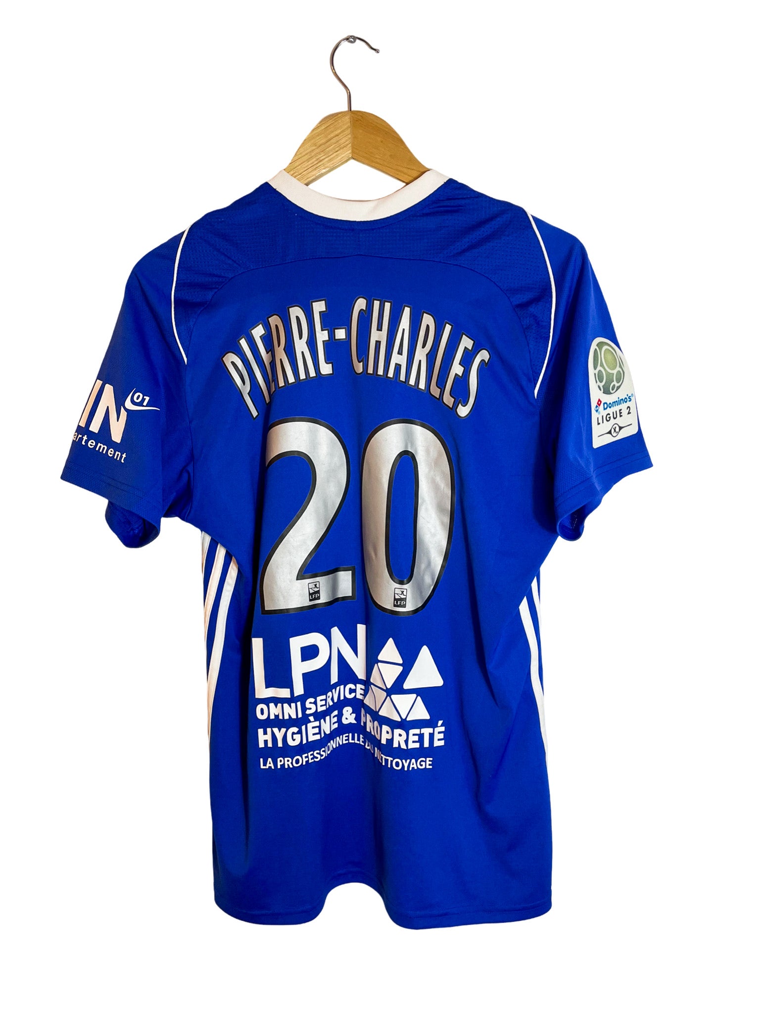 2017/2018 – Maillot Football Bourg-en-Bresse domicile [Pierre-Charles] Adidas *Match Issue* – L