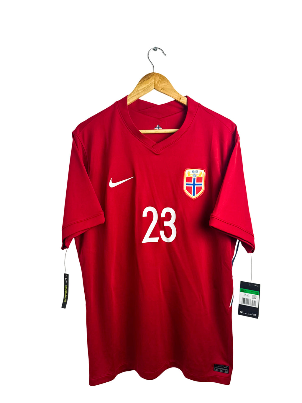 2020 – Camiseta local de Noruega [#23 Haaland] Nike – Talla XL
