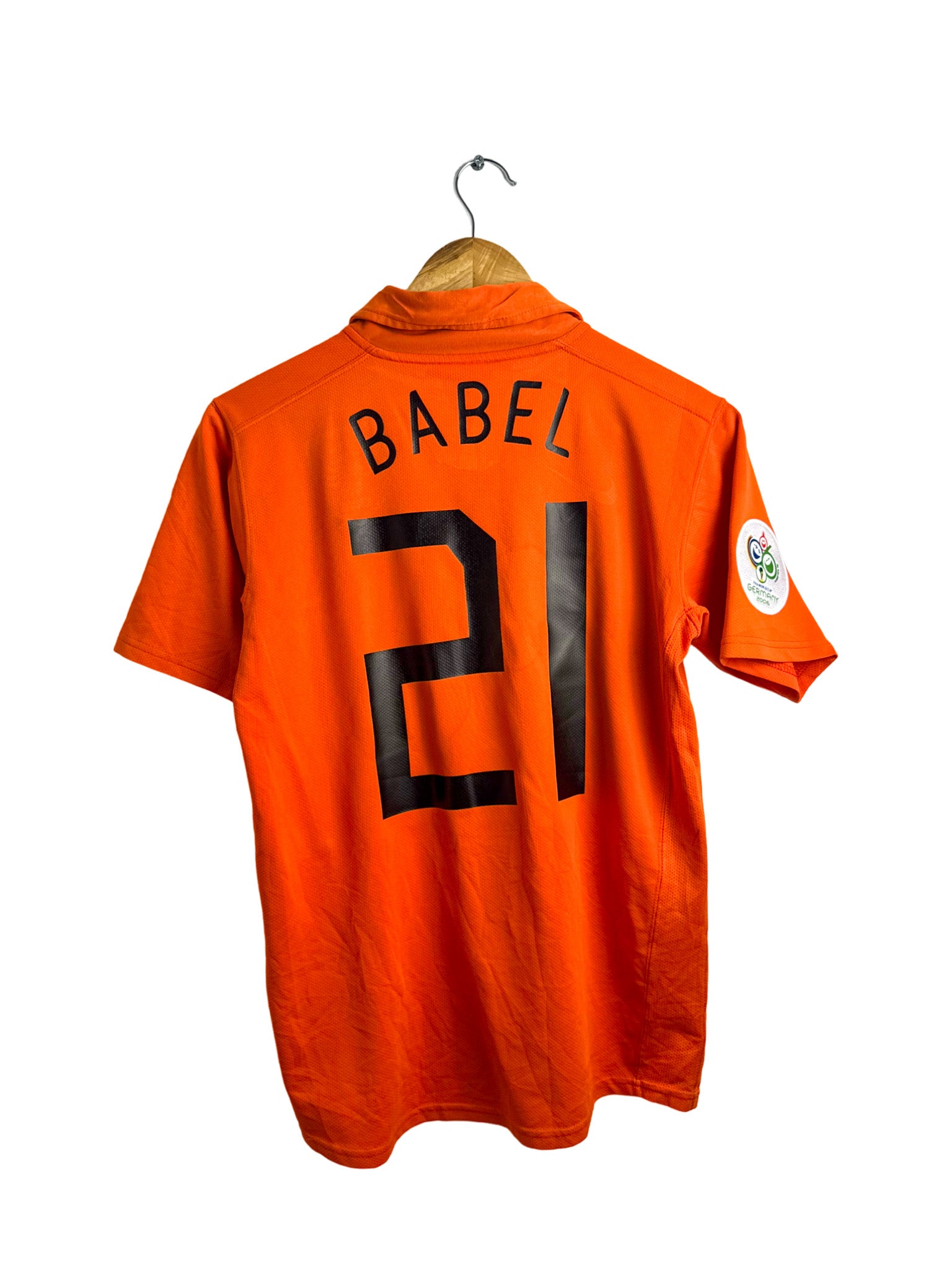 2006 – Maillot Pays-Bas domicile [#21 Babel] Nike – S