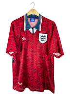 1998 - Camiseta local de Inglaterra [#7 Beckham] Umbro - Talla XL