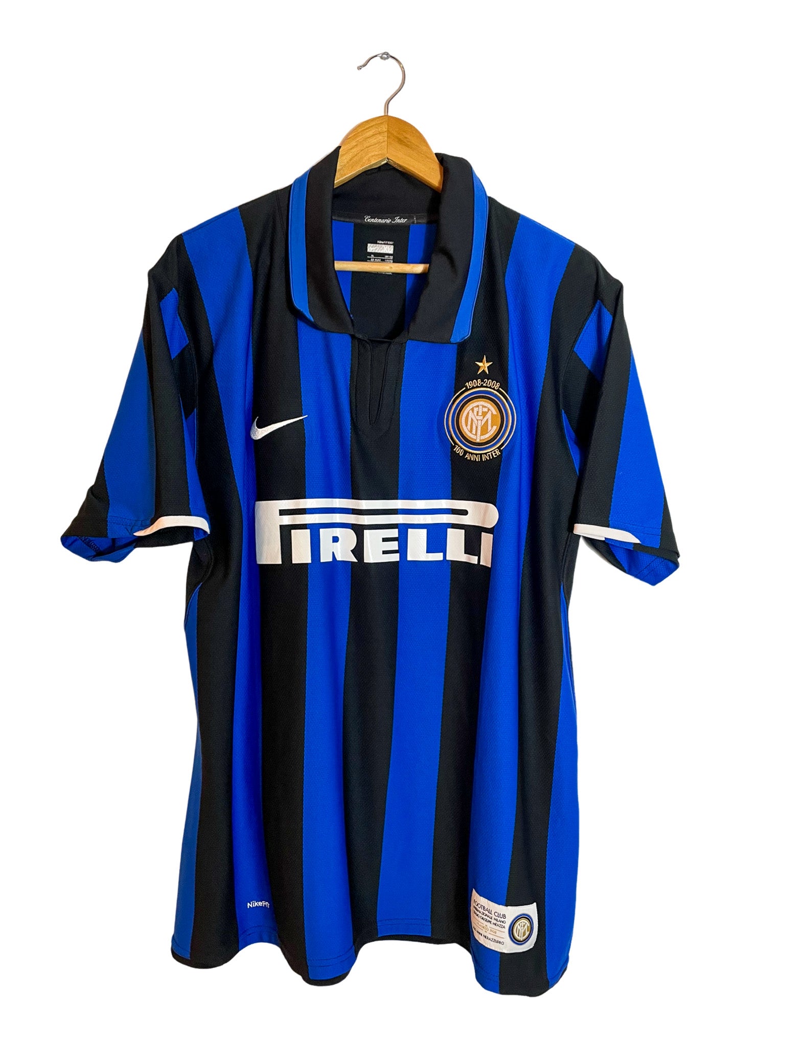 2007/2008 – Maillot Inter Milan domicile [#8 Ibrahimović] Nike – XL
