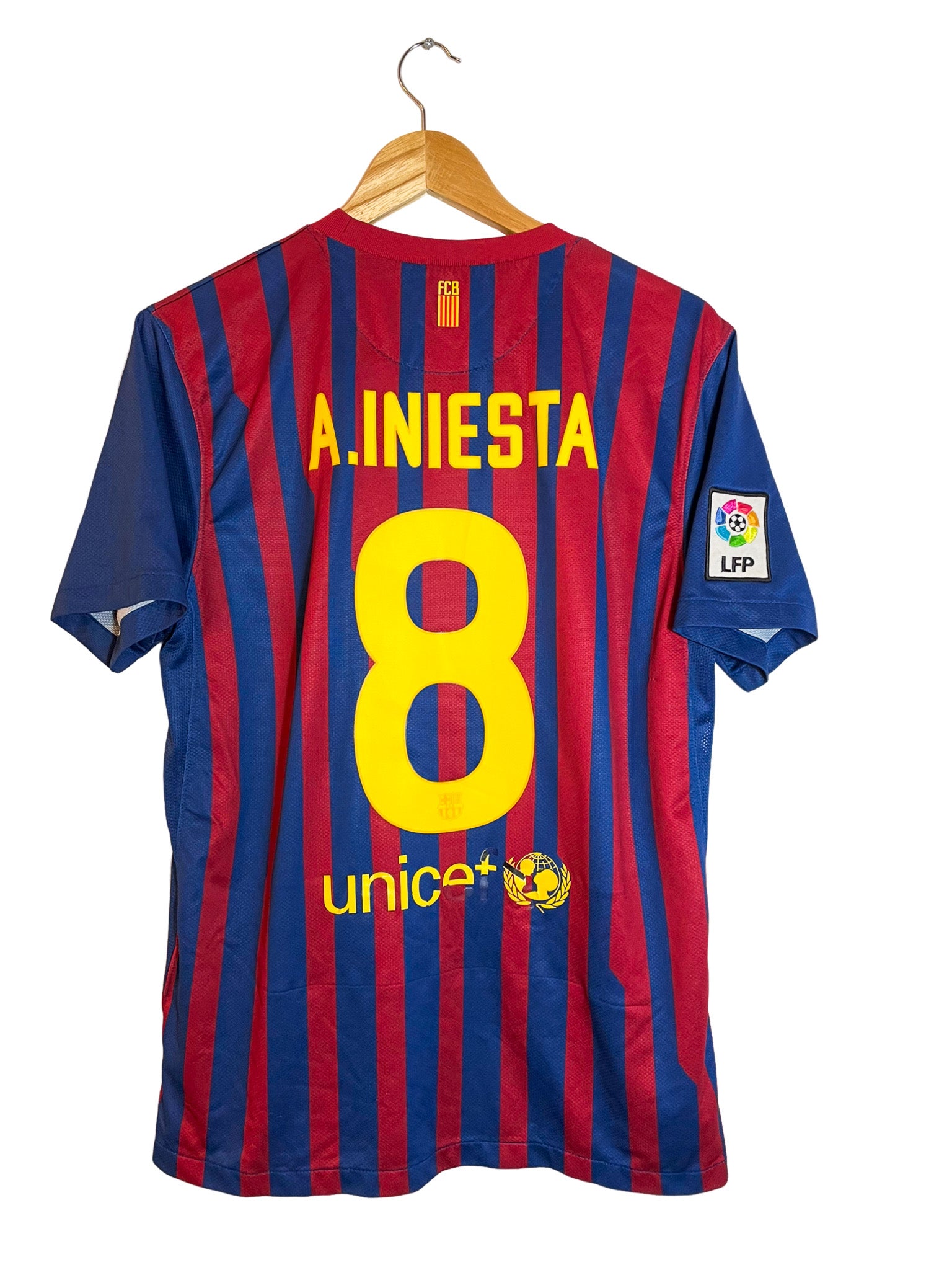 2011/2012 – Maillot Football Club Barcelone domicile [#8 Iniesta] Nike – M