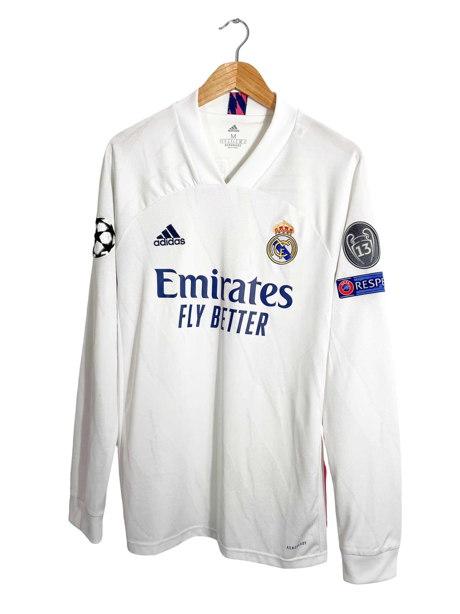 2020/2021 – Maillot Real Madrid domicile manches longues [#4 Sergio Ramos] - M