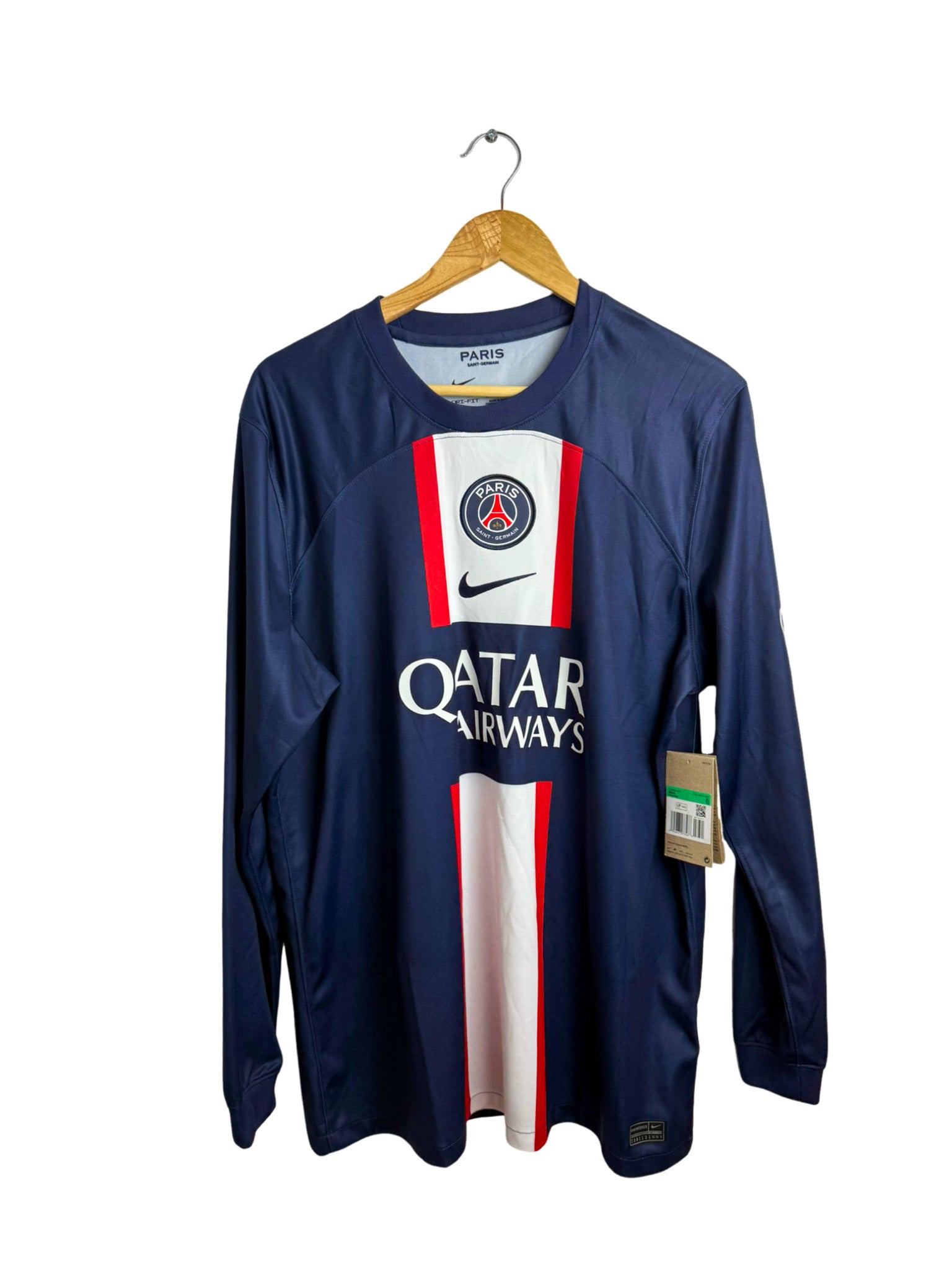 2022/2023 – Maillot PSG domicile manches longues [#7 Mbappé] – XL