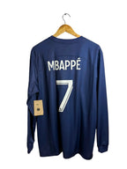 2022/2023 – Maillot PSG domicile manches longues [#7 Mbappé] – XL
