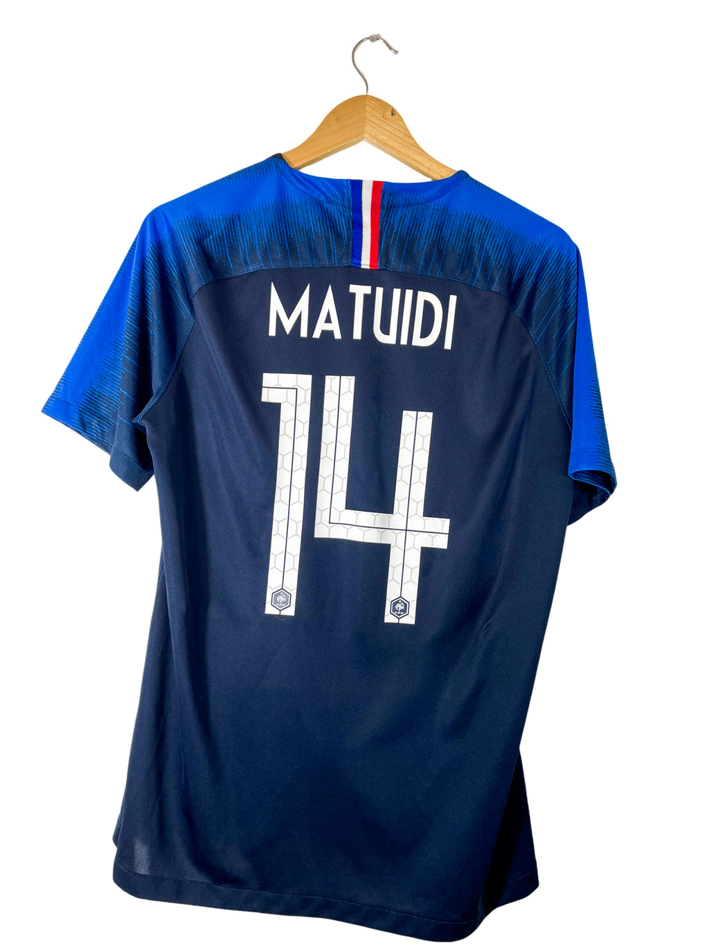 2018 – France National Team Home Jersey [#14 MATUIDI] -M