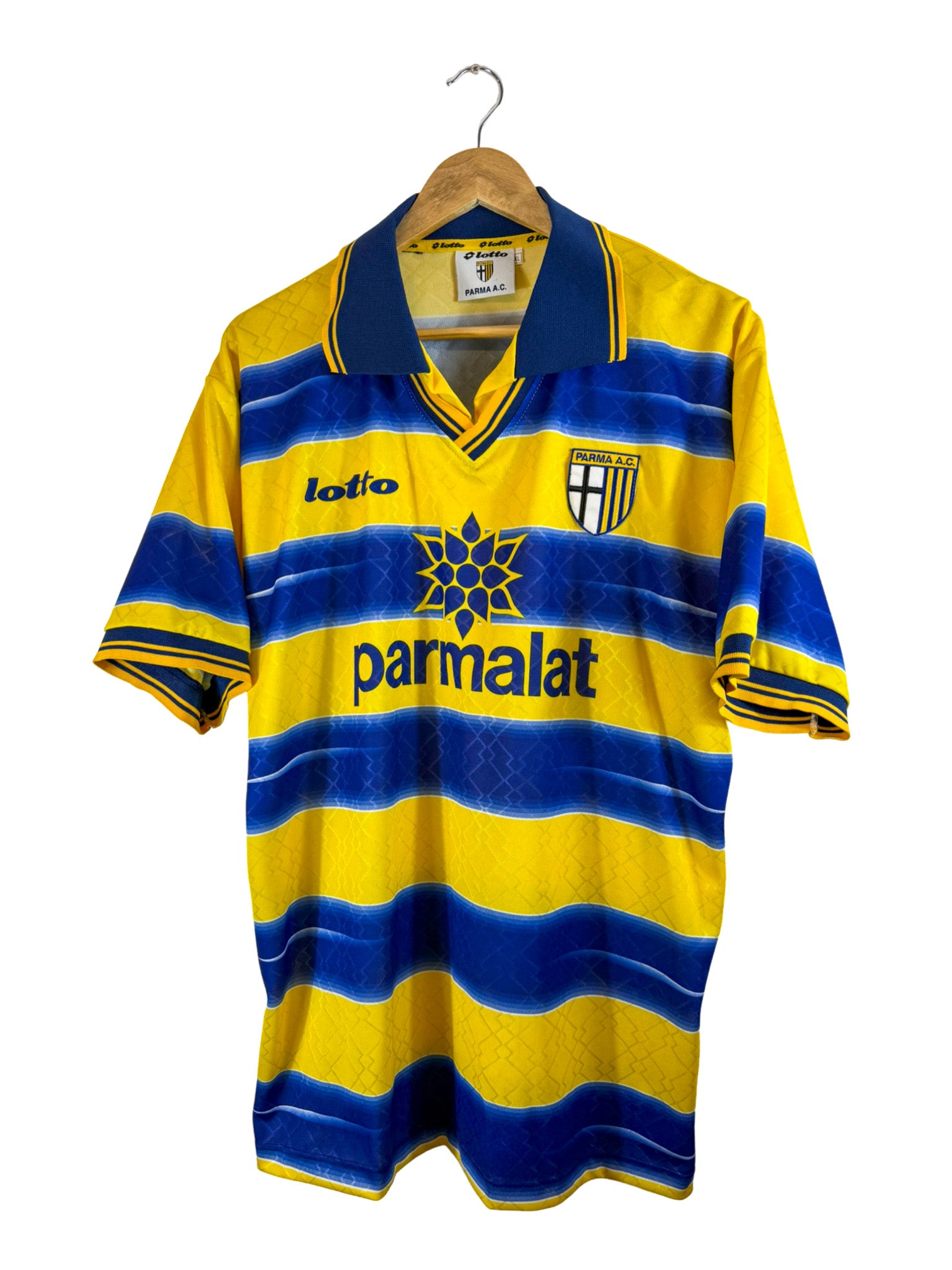 1995/1996 - Camiseta de visitante del Parma [#10 Zola] Puma - Talla L