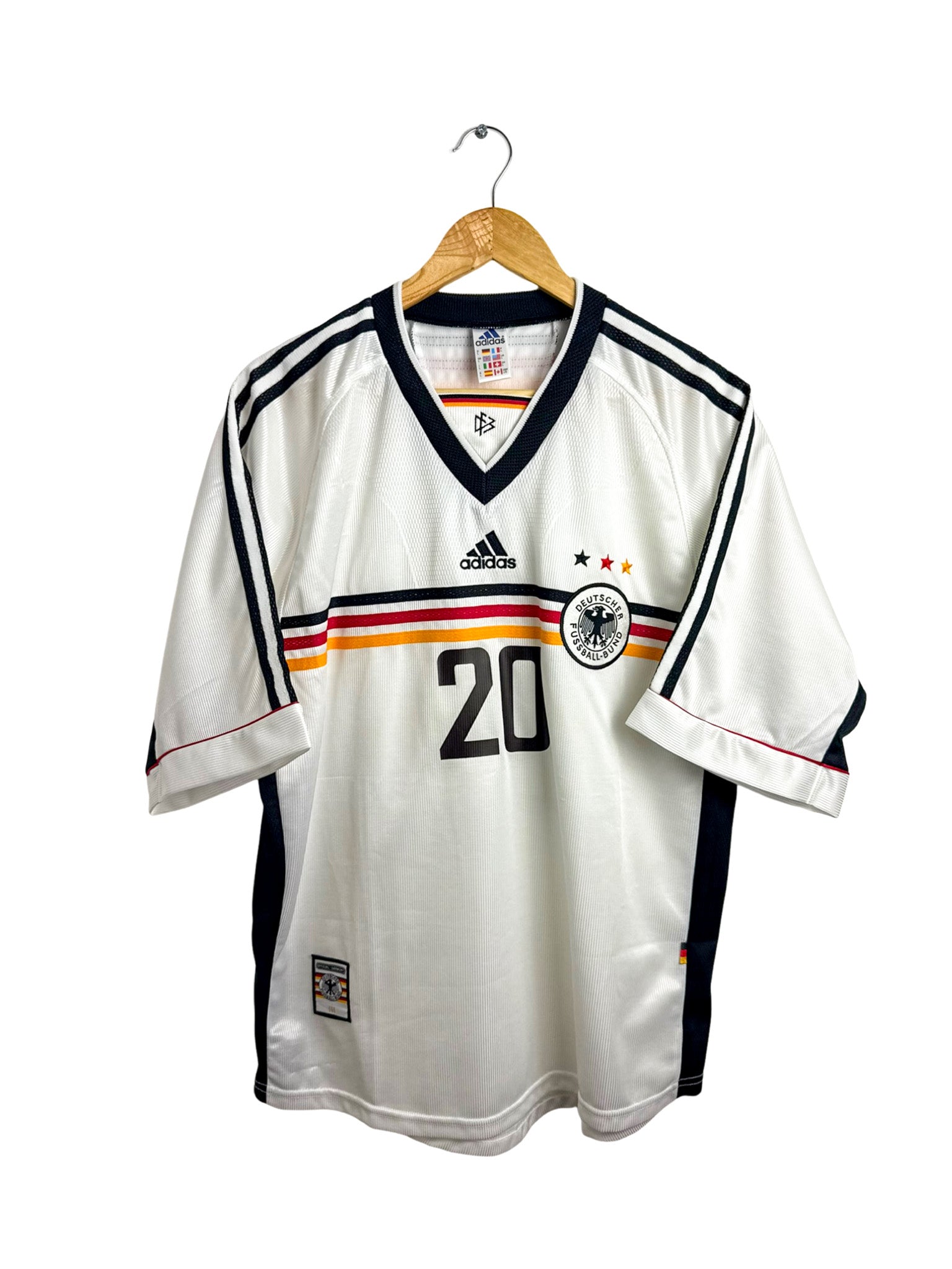 1998 – Maillot Allemagne domicile [#20 Bierhoff] Adidas – L