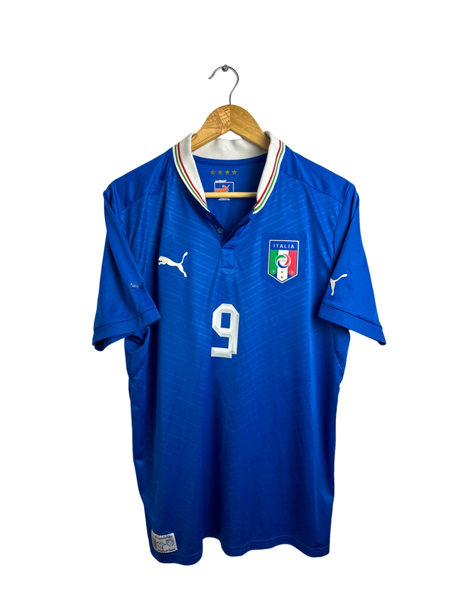 2012 – Maillot Italie domicile [#9 Balotelli] – L