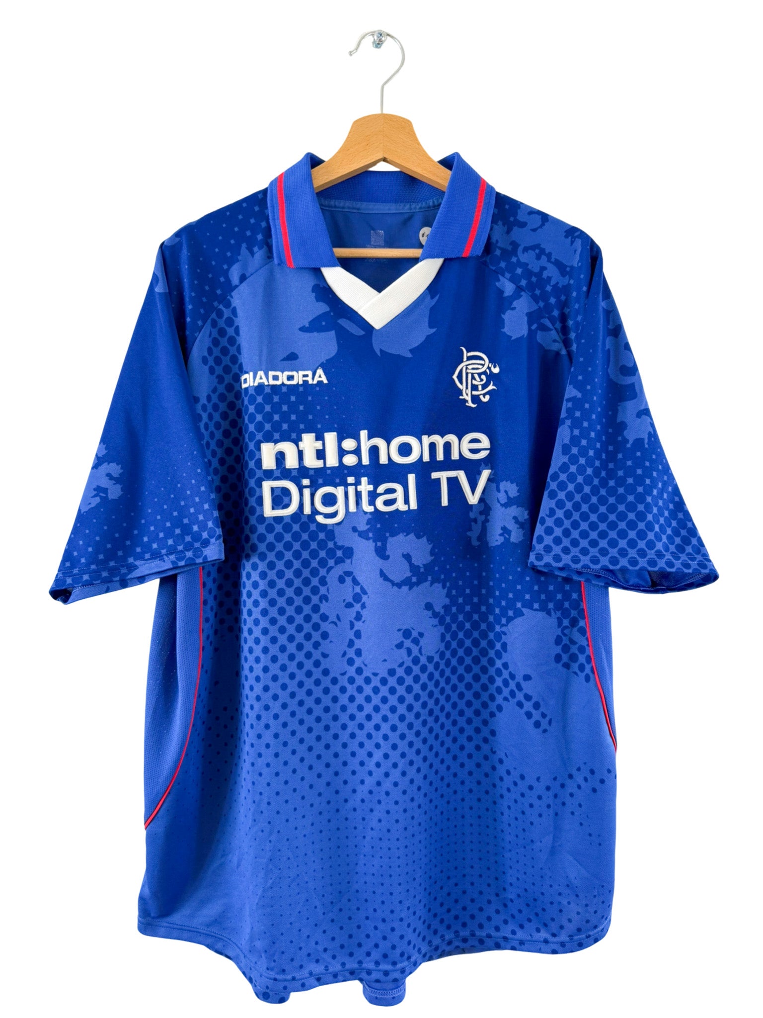 2002/2003 - Camiseta Diadora del Glasgow Rangers - Talla XL