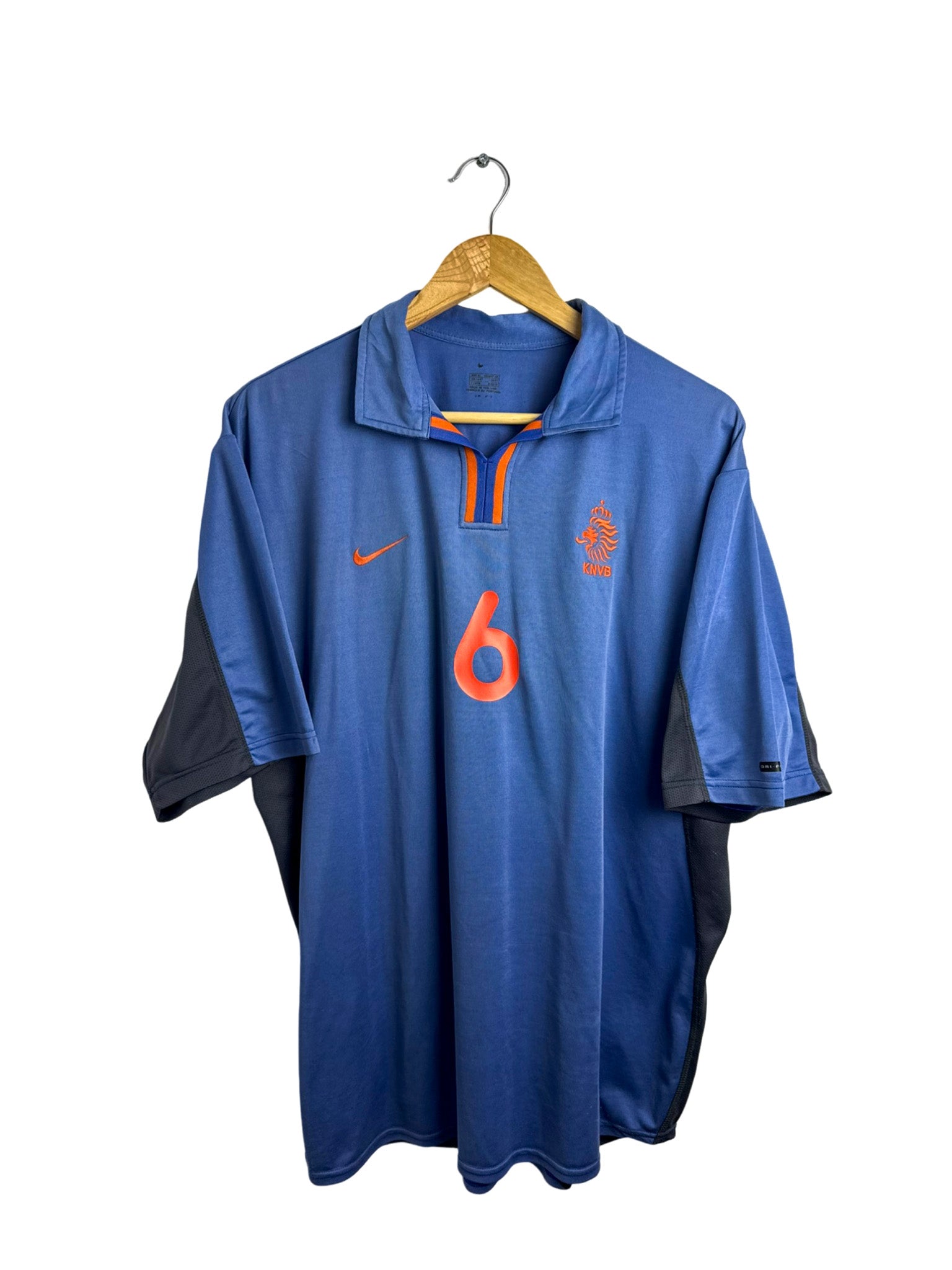 2000 – Netherlands Away Jersey [#6 Seedorf] – XL – Vista football shop