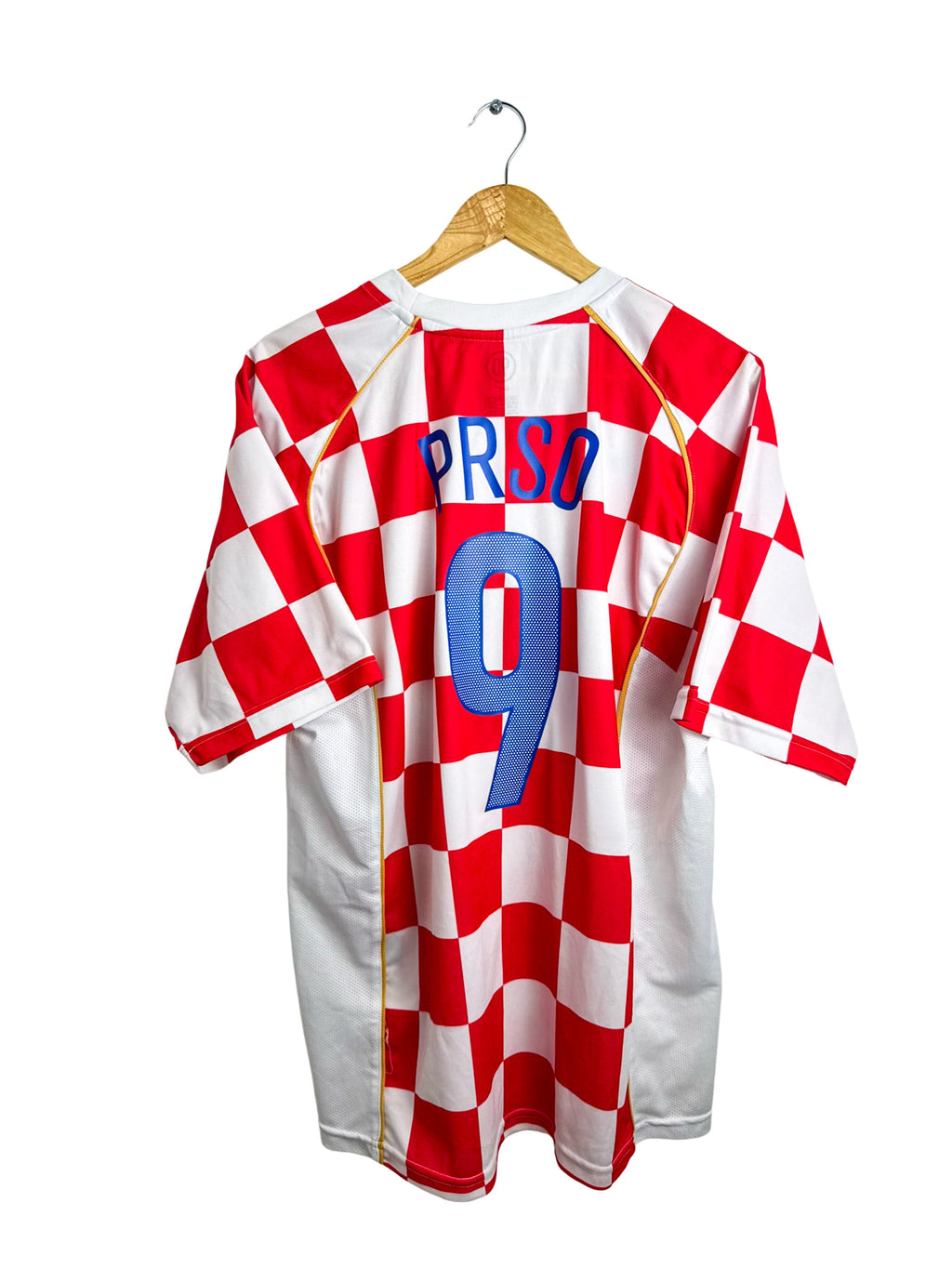 2004 – Camiseta local de Croacia [#9 Pršo] Nike – Talla XXL