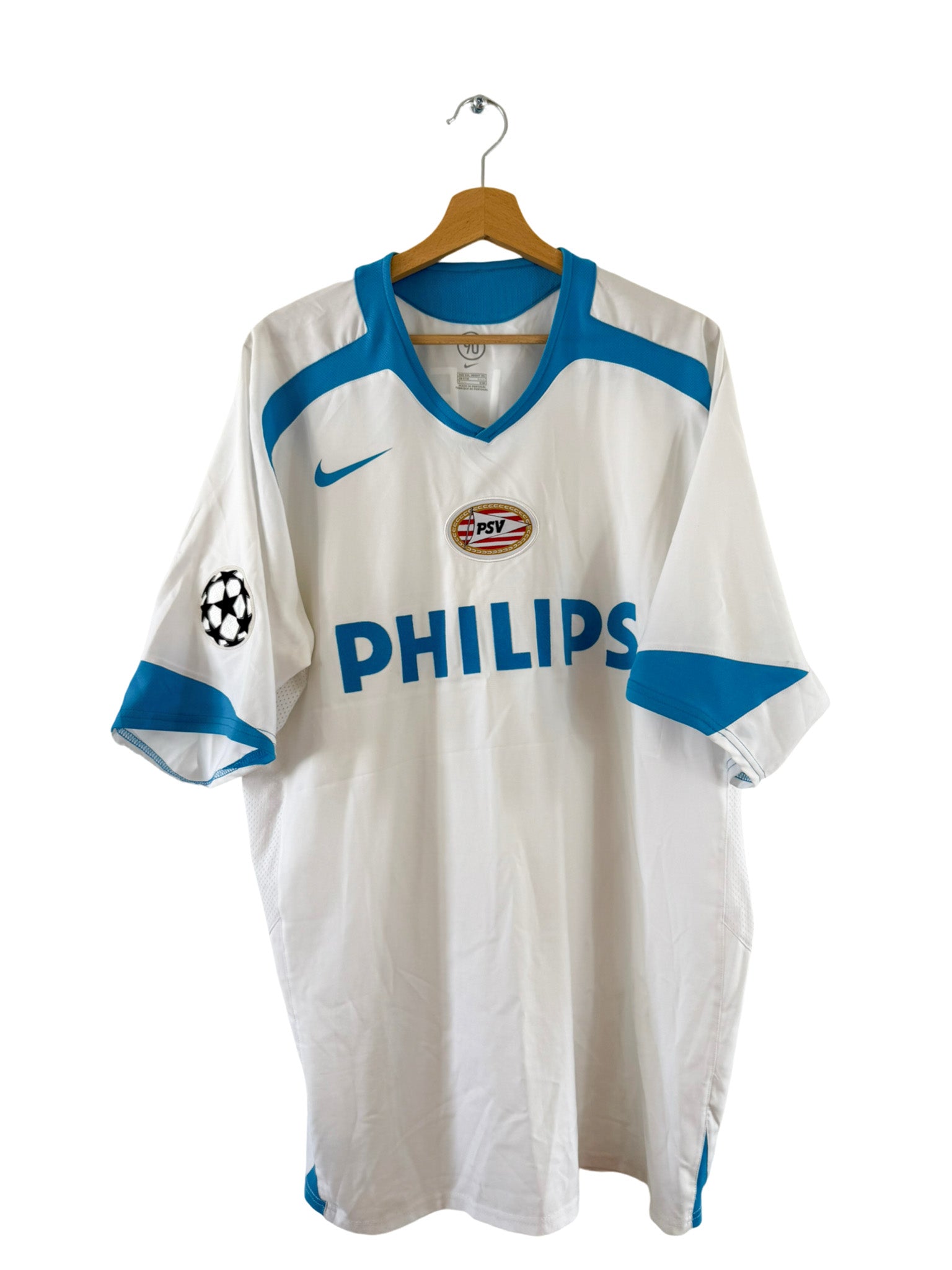 2006/2007 - Camiseta de visitante del PSV Eindhoven [#4 Alex] Nike - Talla XXL