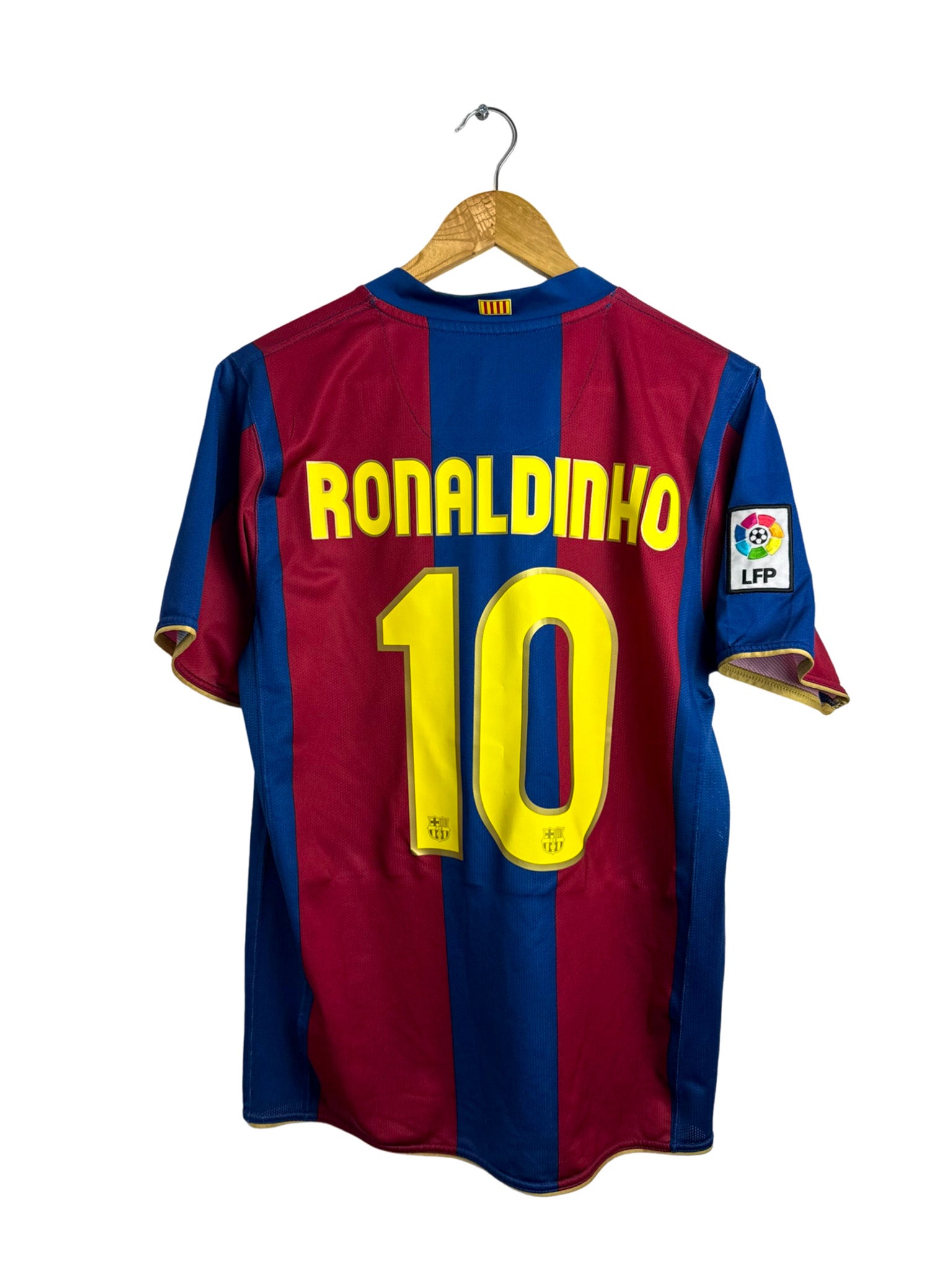 2007/2008 – Maillot FC Barcelone domicile [#10 Ronaldinho] Nike – M