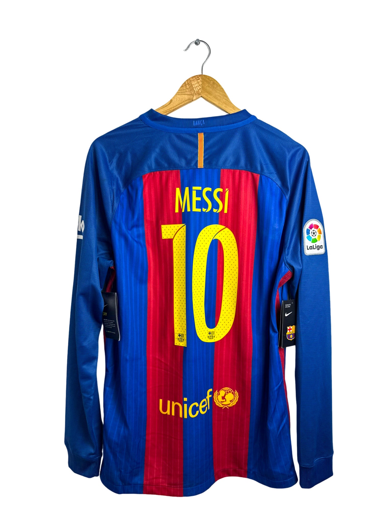 2016/2017 – Maillot Barcelone domicile *Manches Longues* [#10 Messi] Nike – L