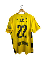 2017/2018 – Borussia Dortmund home jersey [#22 Pulisic] – M