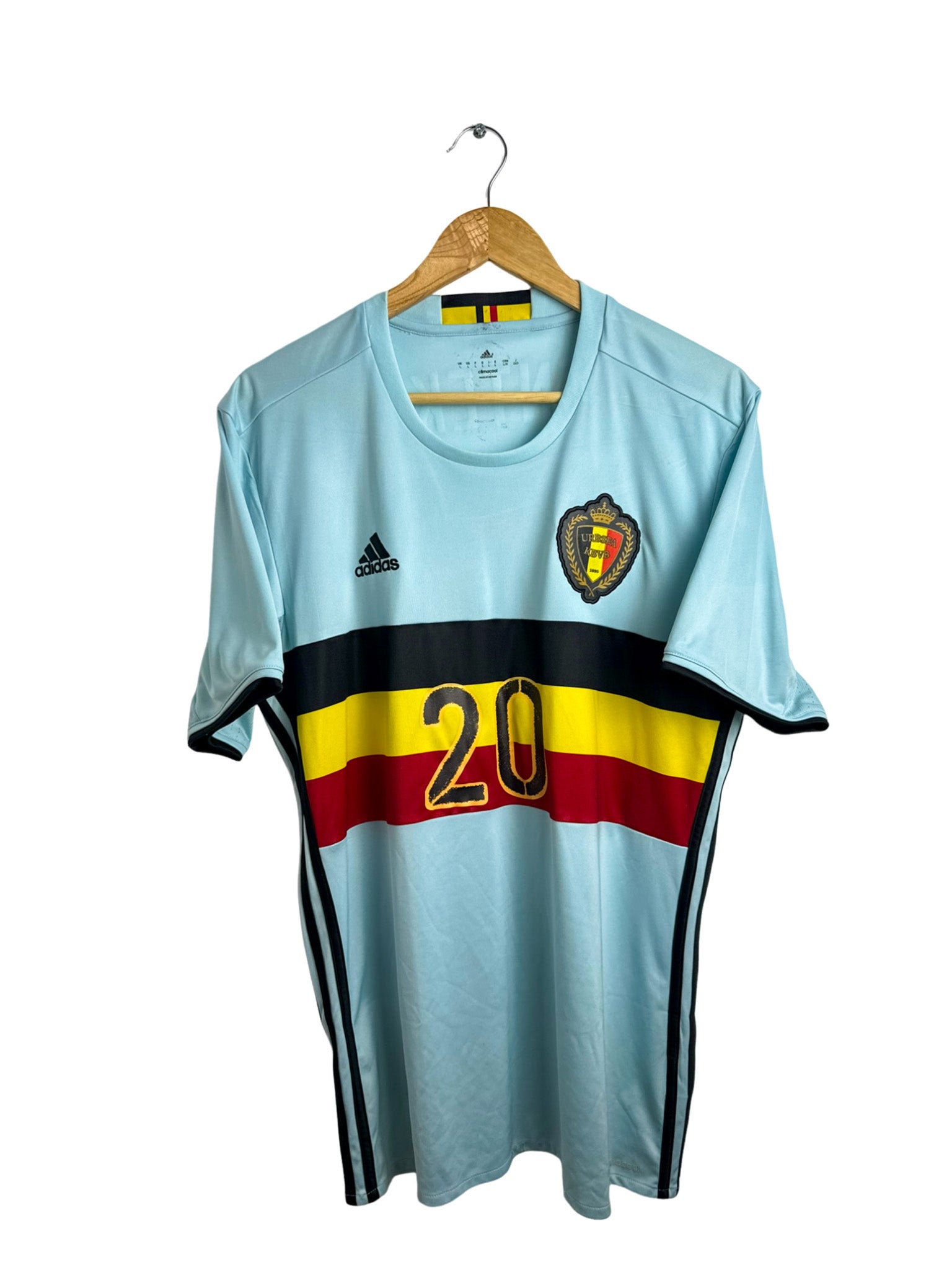 2016 – Maillot Belgique extérieur [#20 Benteke] Adidas – L