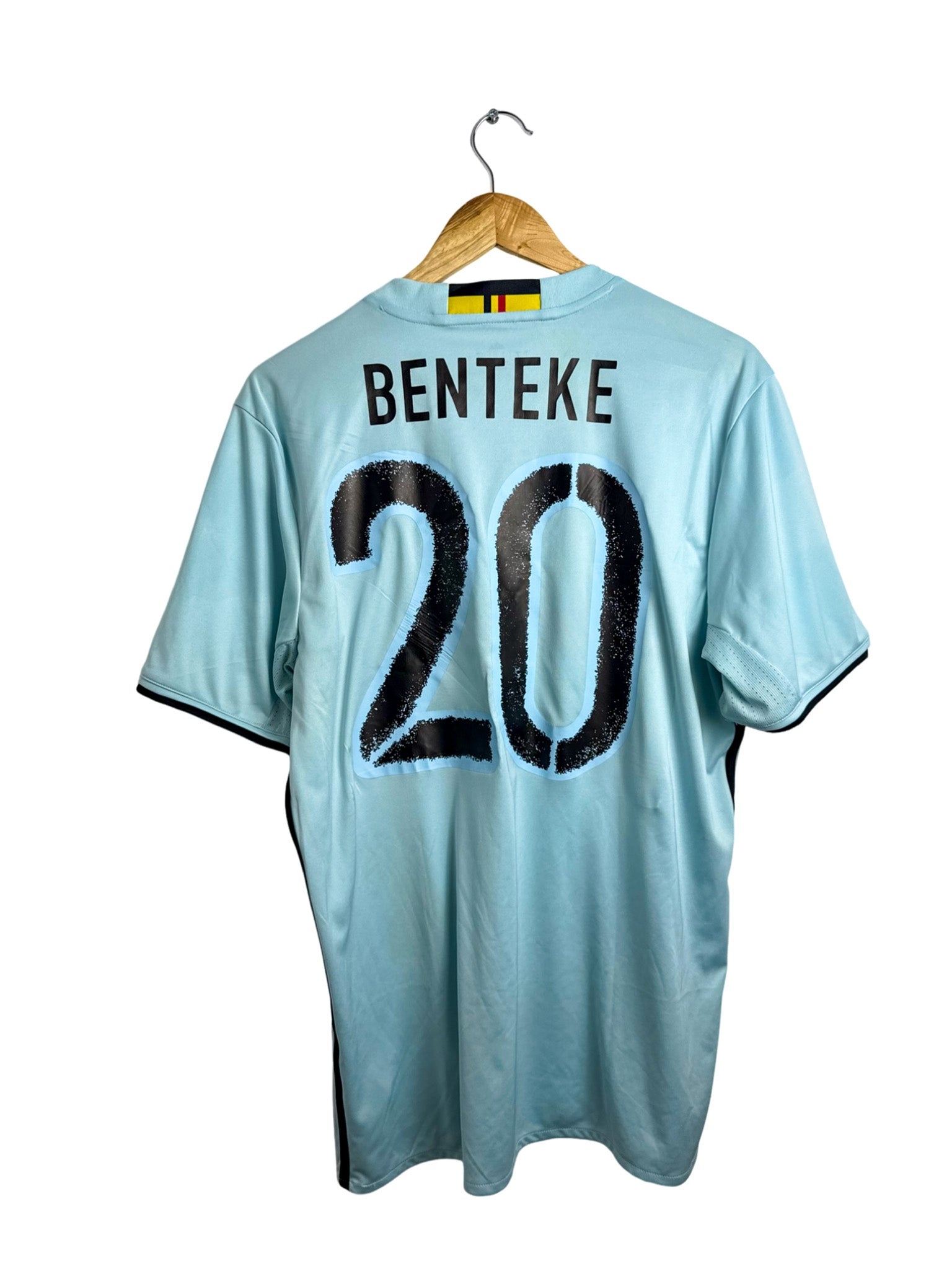 2016 – Maillot Belgique extérieur [#20 Benteke] Adidas – L