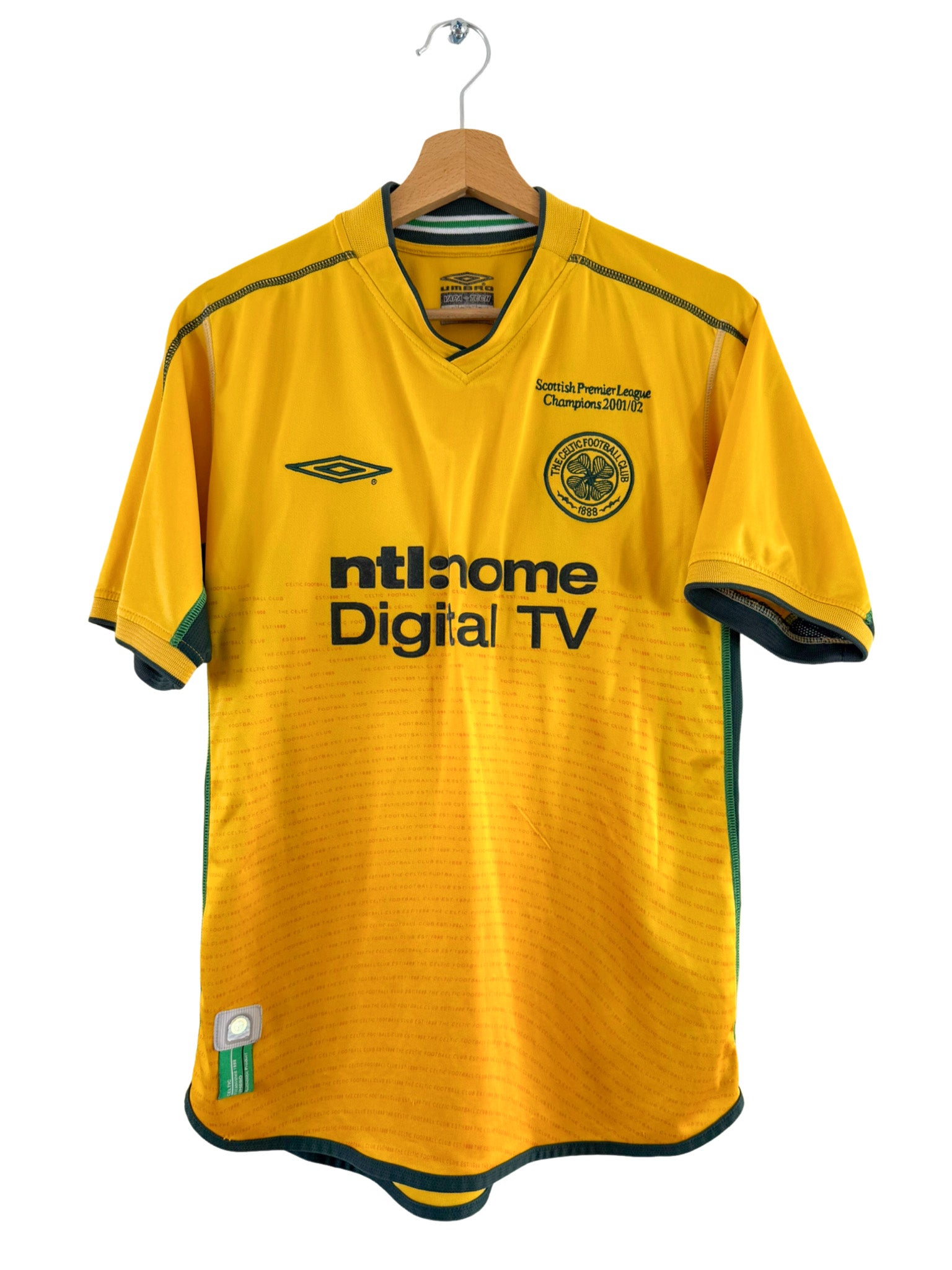 2001/2002 - Camiseta visitante del Celtic Glasgow [#7 Larsson] - S