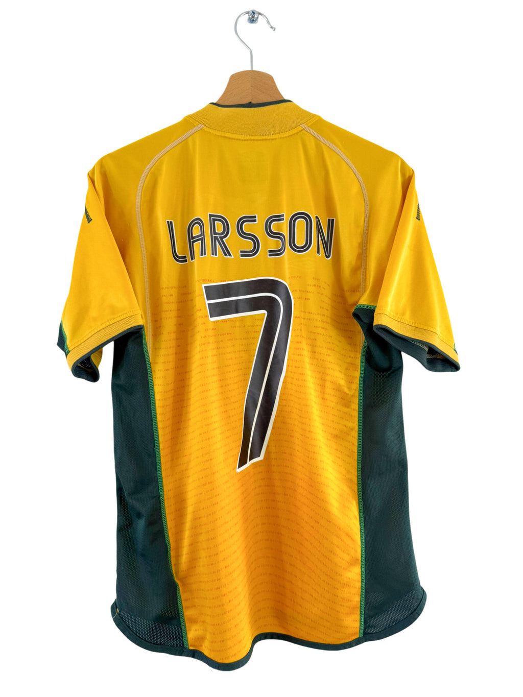 2001/2002 - Camiseta visitante del Celtic Glasgow [#7 Larsson] - S