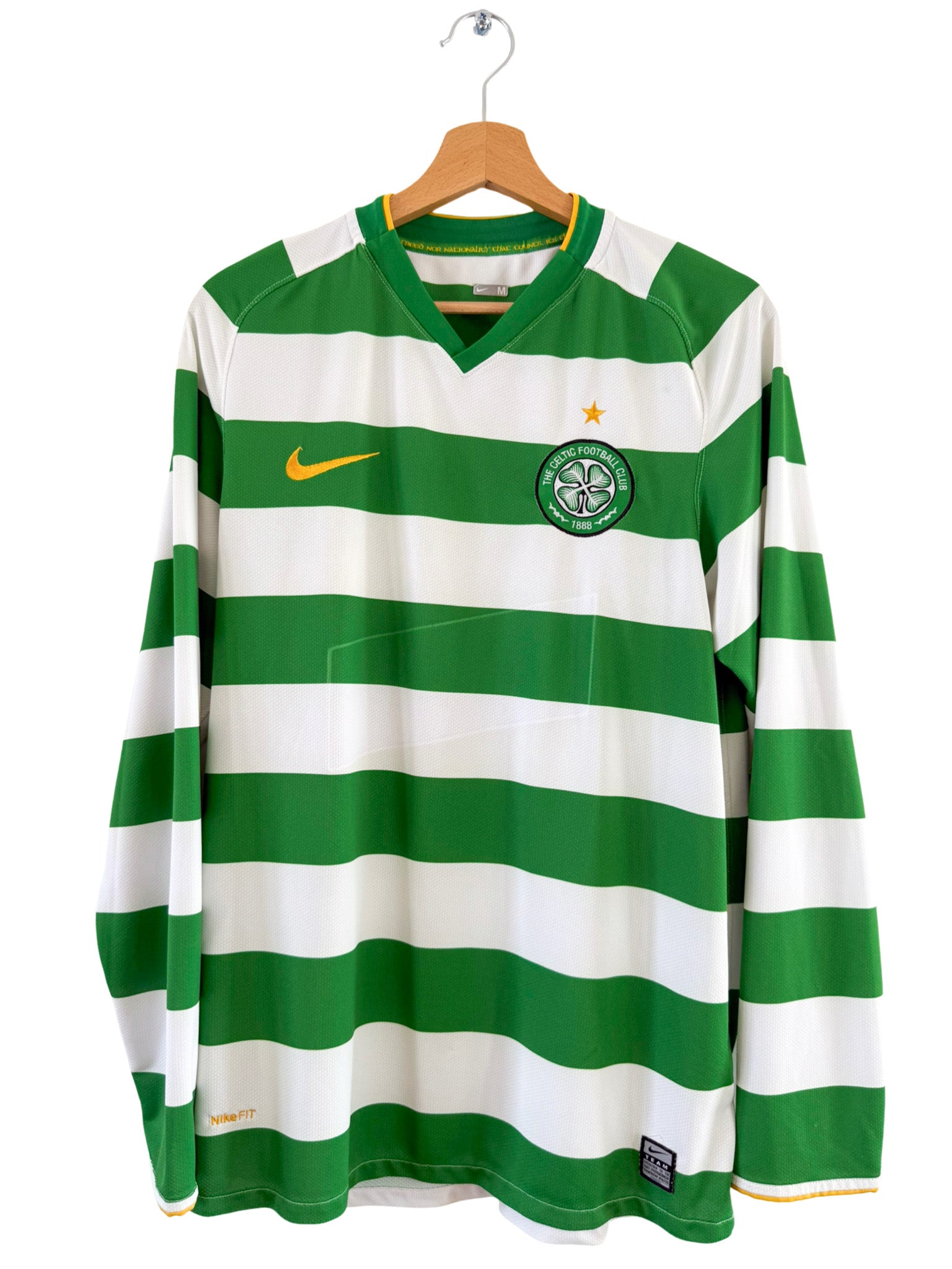 2006/2007 - Camiseta local del Celtic Glasgow [#25 Nakamura] *manga larga* Nike - Talla XL