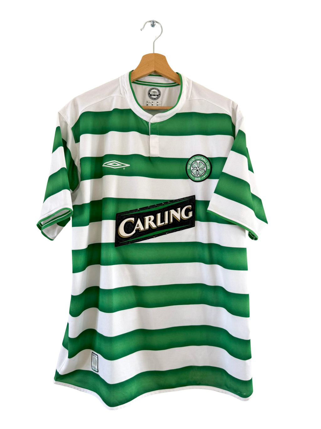 2006/2007 - Celtic Glasgow Home Shirt [#7 Larsson] *Long Sleeves* - XL