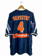 2001/2002 - Montpellier home *match worn* shirt [#4 SILVESTRE] - XL