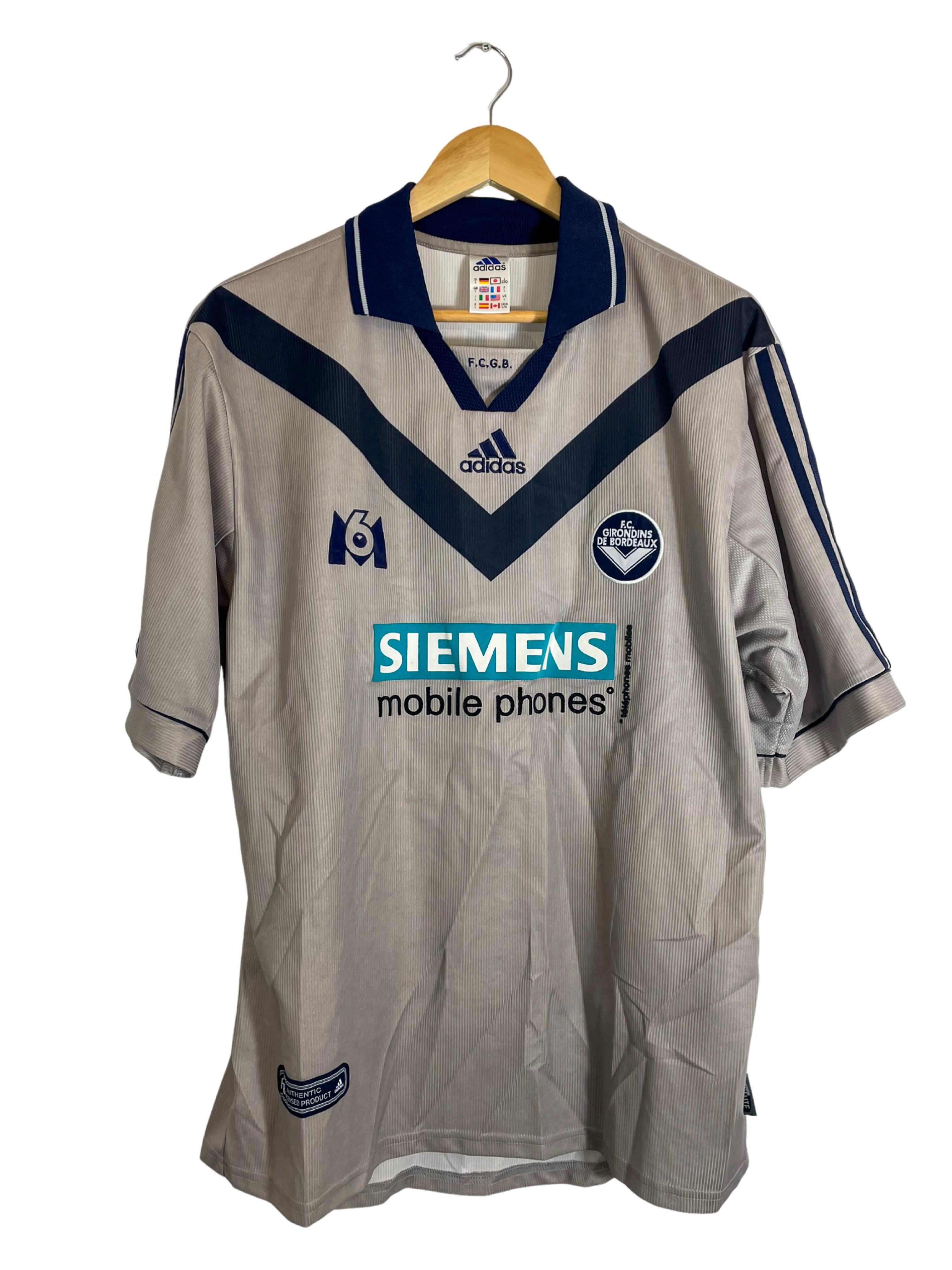 2000/2001 - Maillot Bordeaux extérieur [#26 DUGARRY] - L