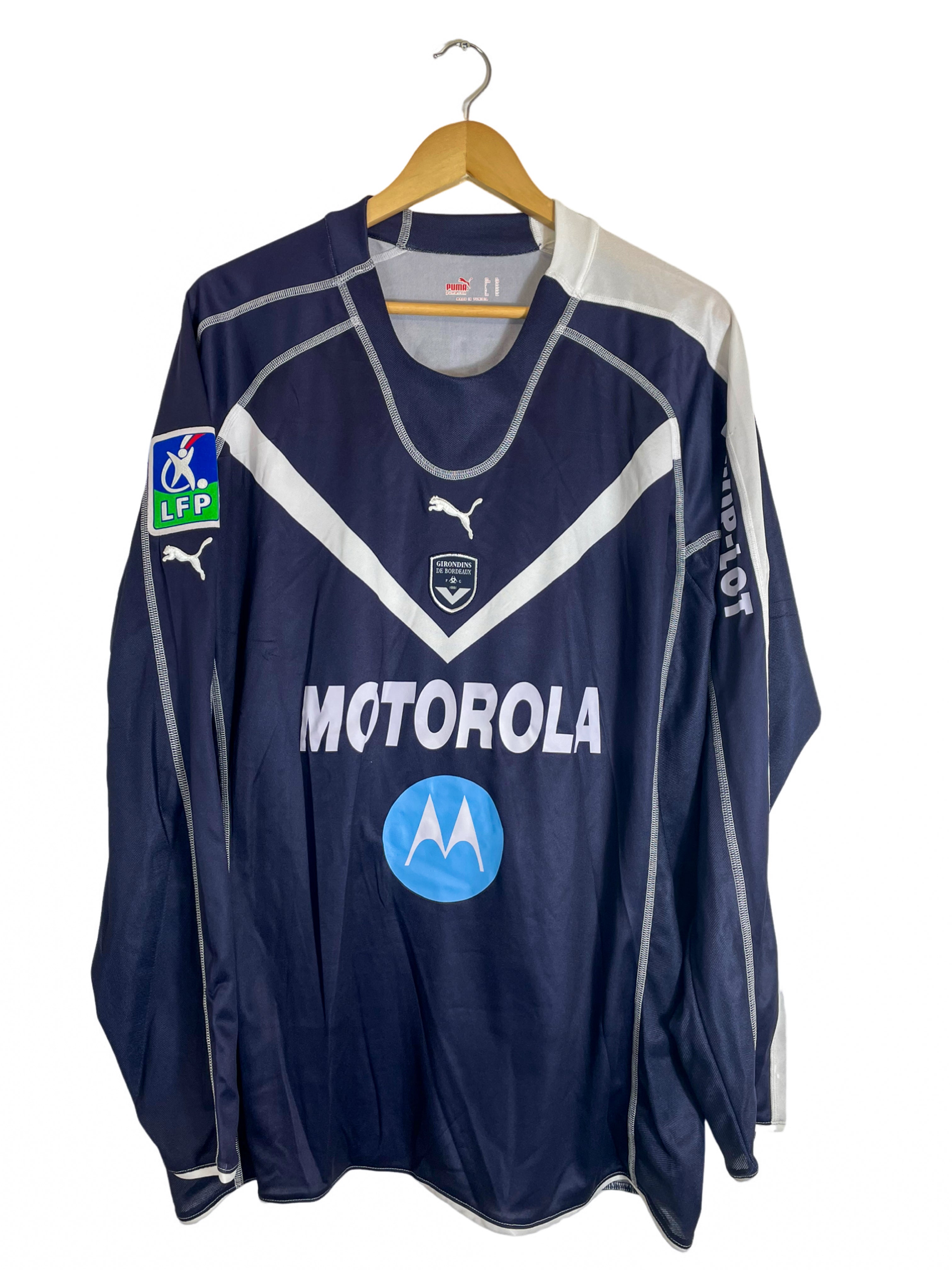 2004/2005 - Maillot *porté* Bordeaux extérieur *manches longues* [#14 CHEYROU] - XL