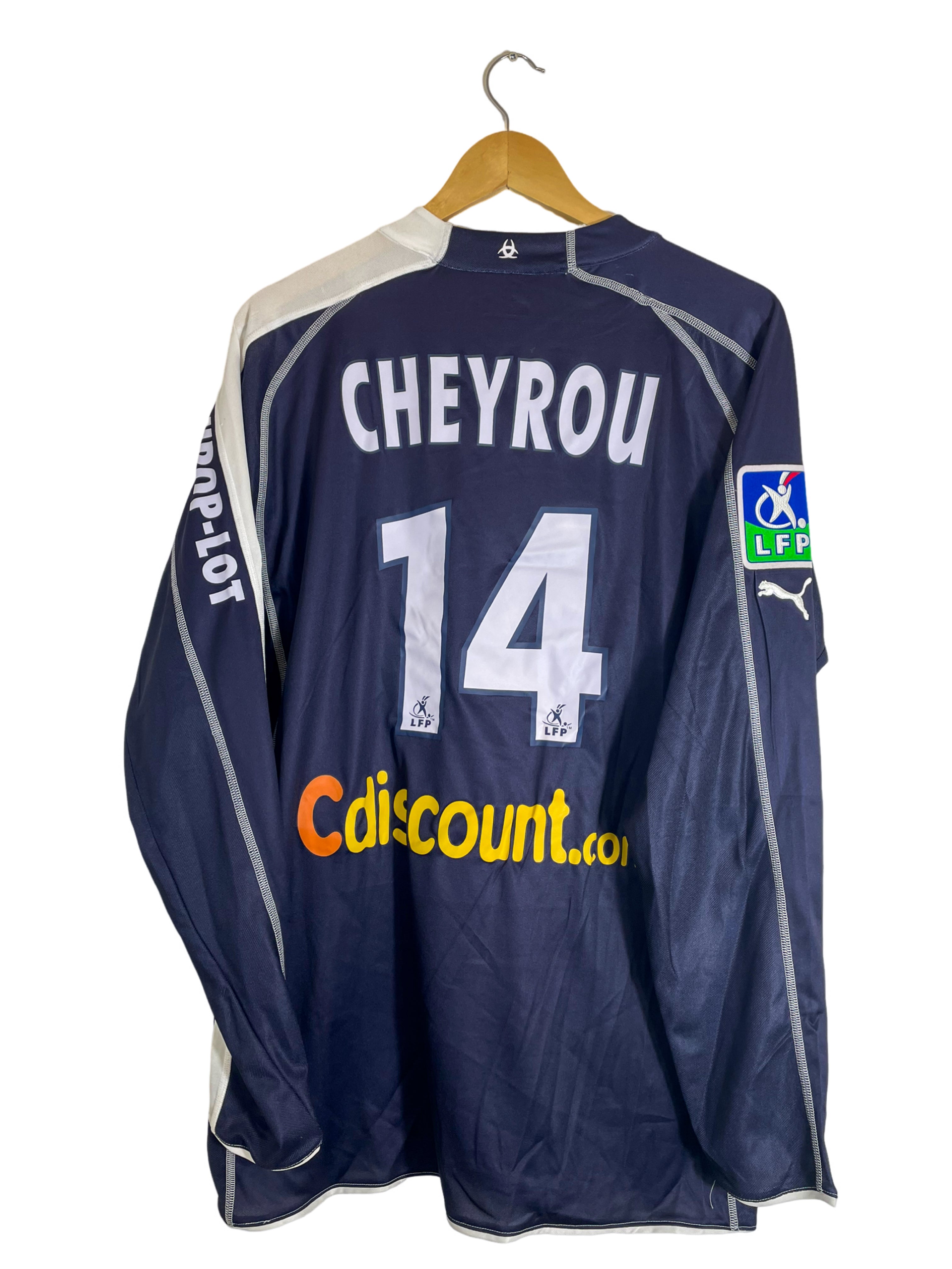 2004/2005 - Maillot *porté* Bordeaux extérieur *manches longues* [#14 CHEYROU] - XL
