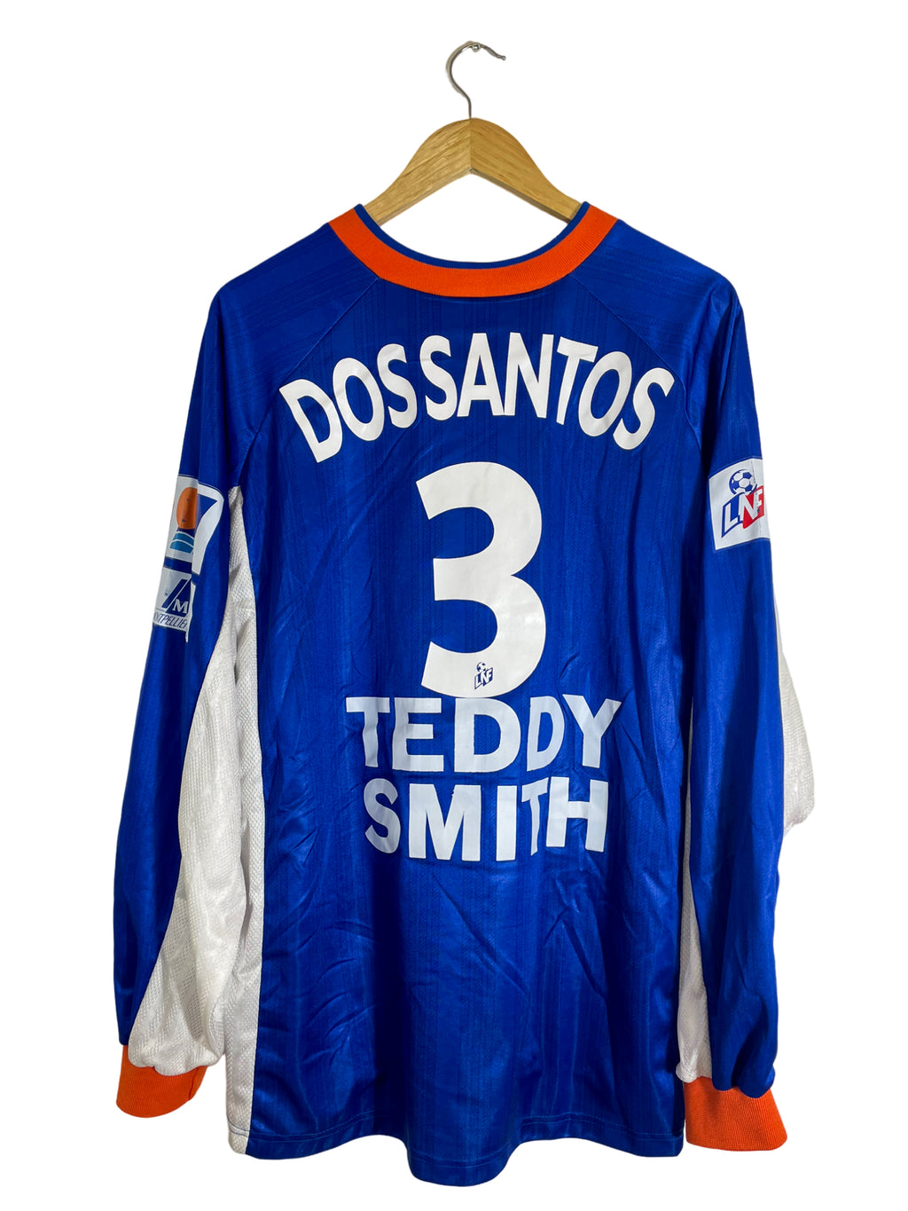 1999/2000 - Maillot *porté* Montpellier domicile [#3 DOS SANTOS] - XL