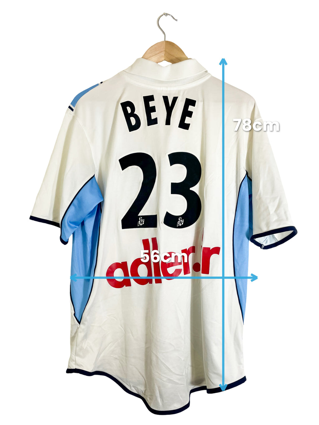 1999/2000 – Maillot RC Strasbourg [#23 Habib Beye] – XL